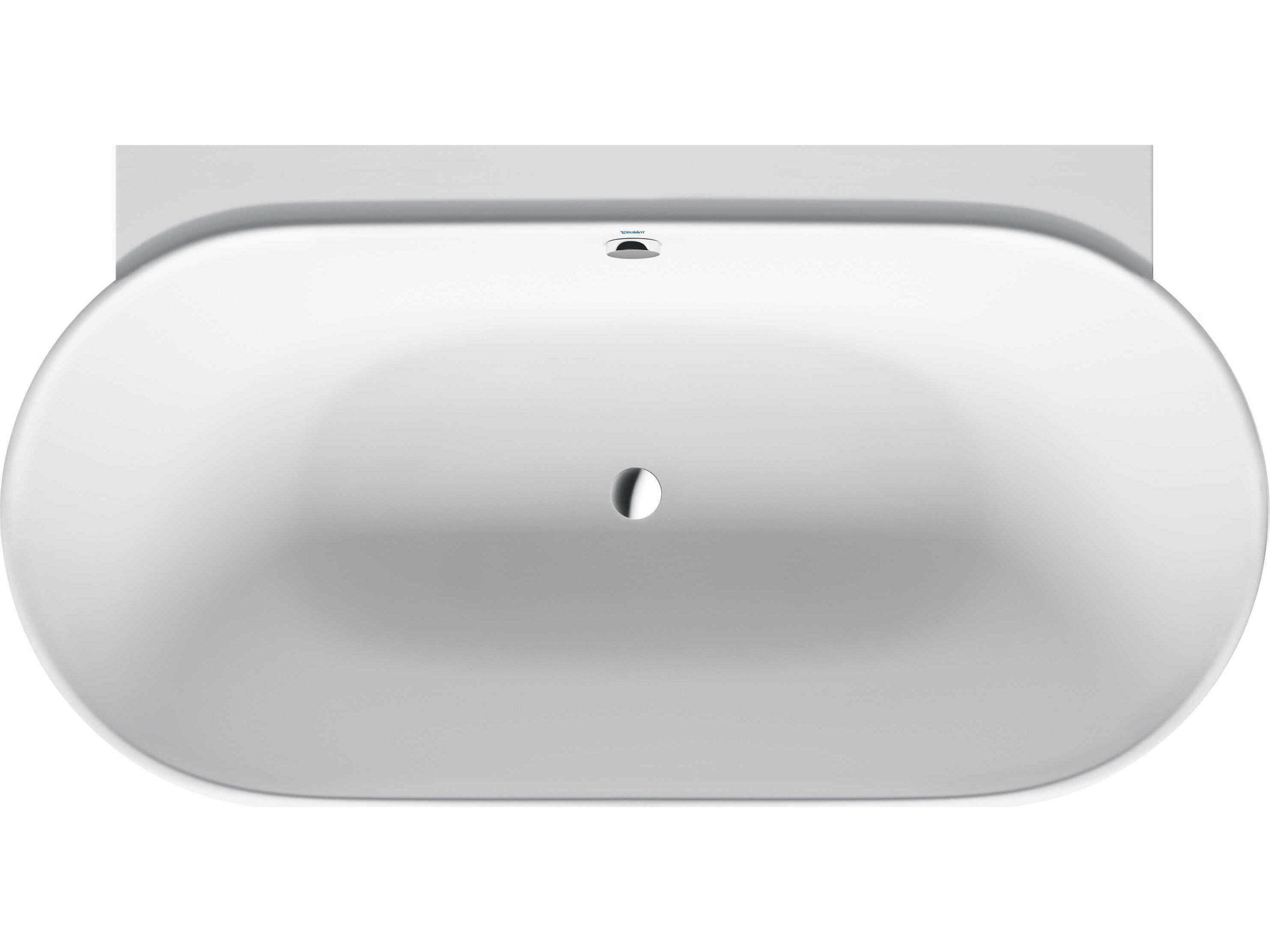 Duravit Luv 71'' Compoite White Matt Back-To-Wall Bathtub