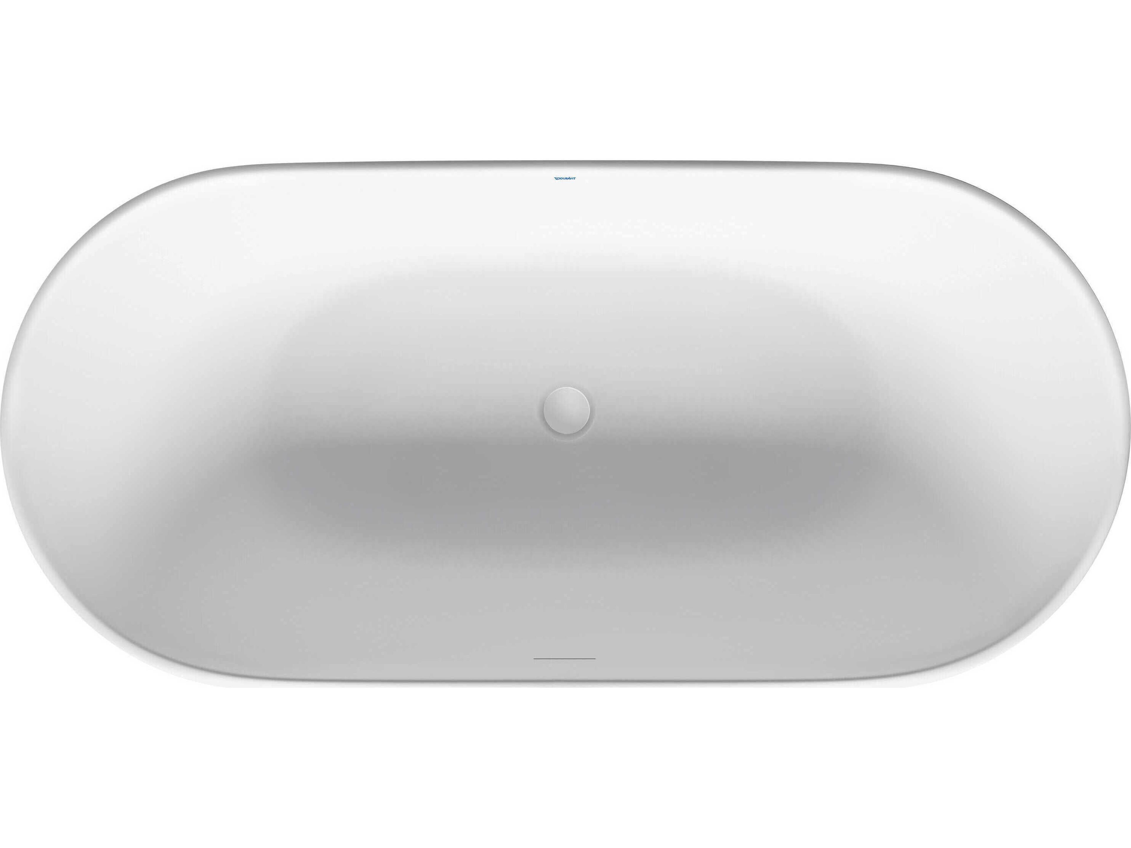 Duravit Luv 71'' Composite White Matt Freestanding Bathtub