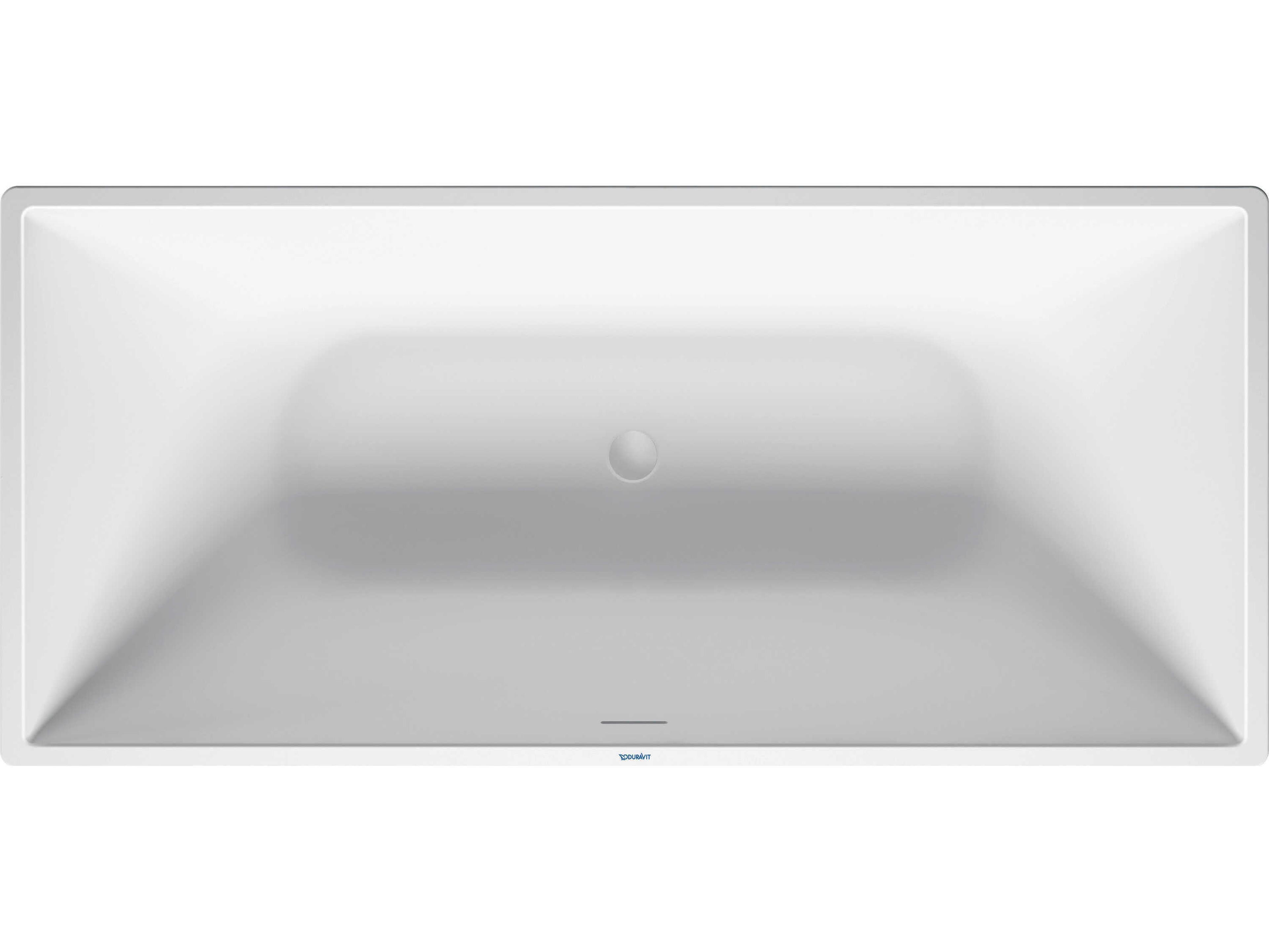 Duravit Durasquare 63'' Freestanding White Matt Bathtub