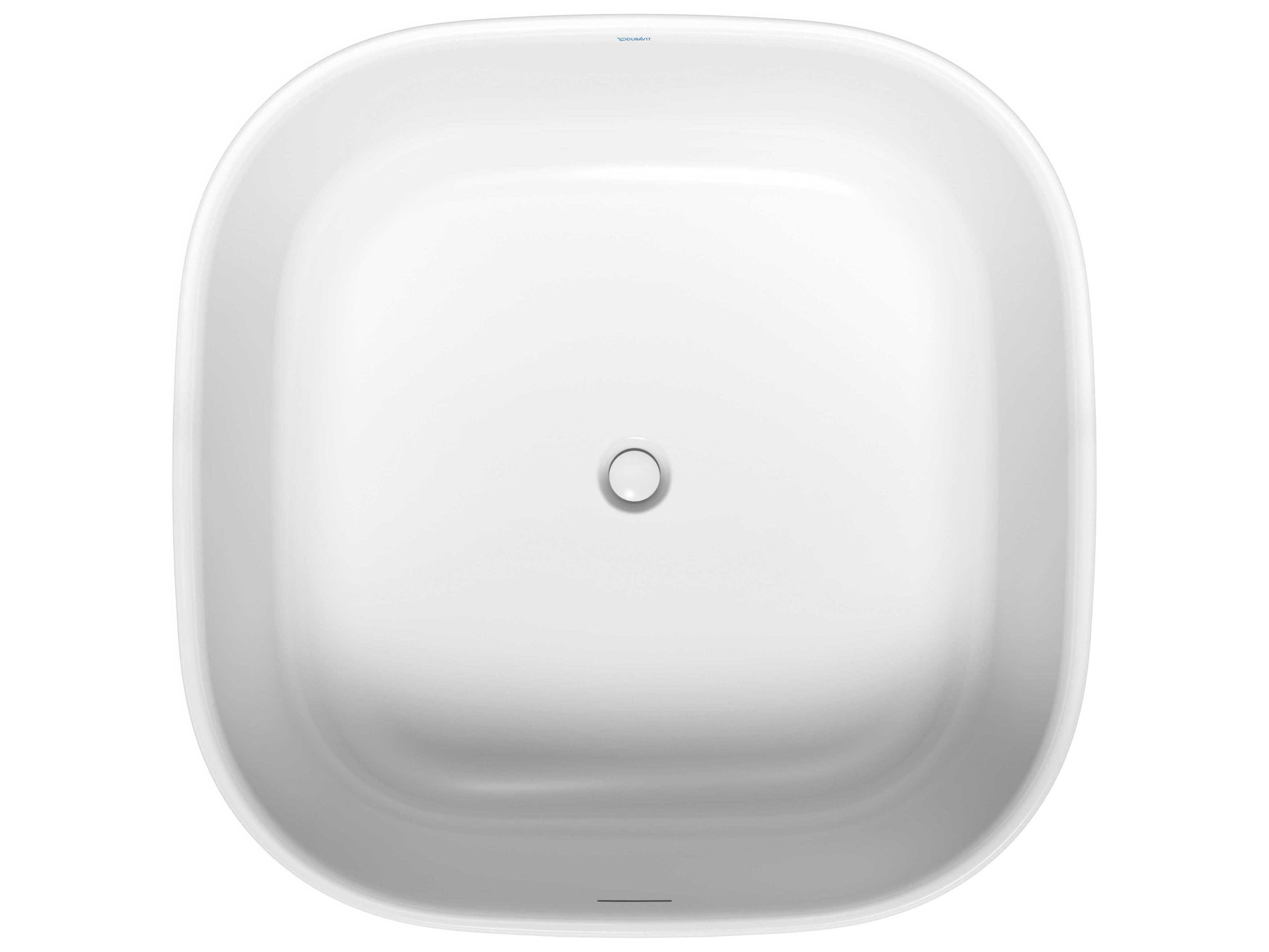 Zencha 49'' Polymer Cast-Duracast White Matte Freestanding Bathtub