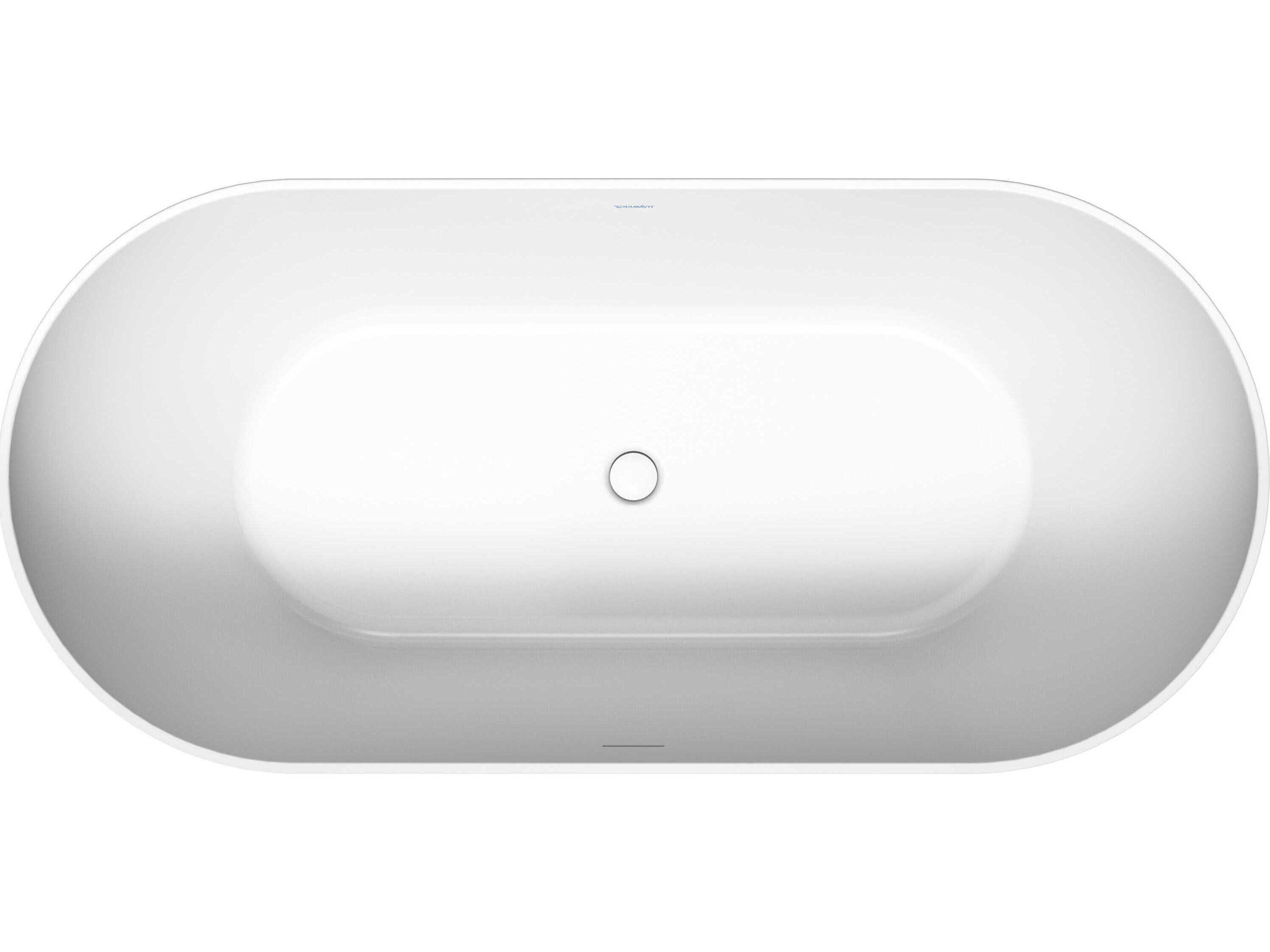 Duravit Duravit No.1 63'' Acrylic Freestanding White Bathtub