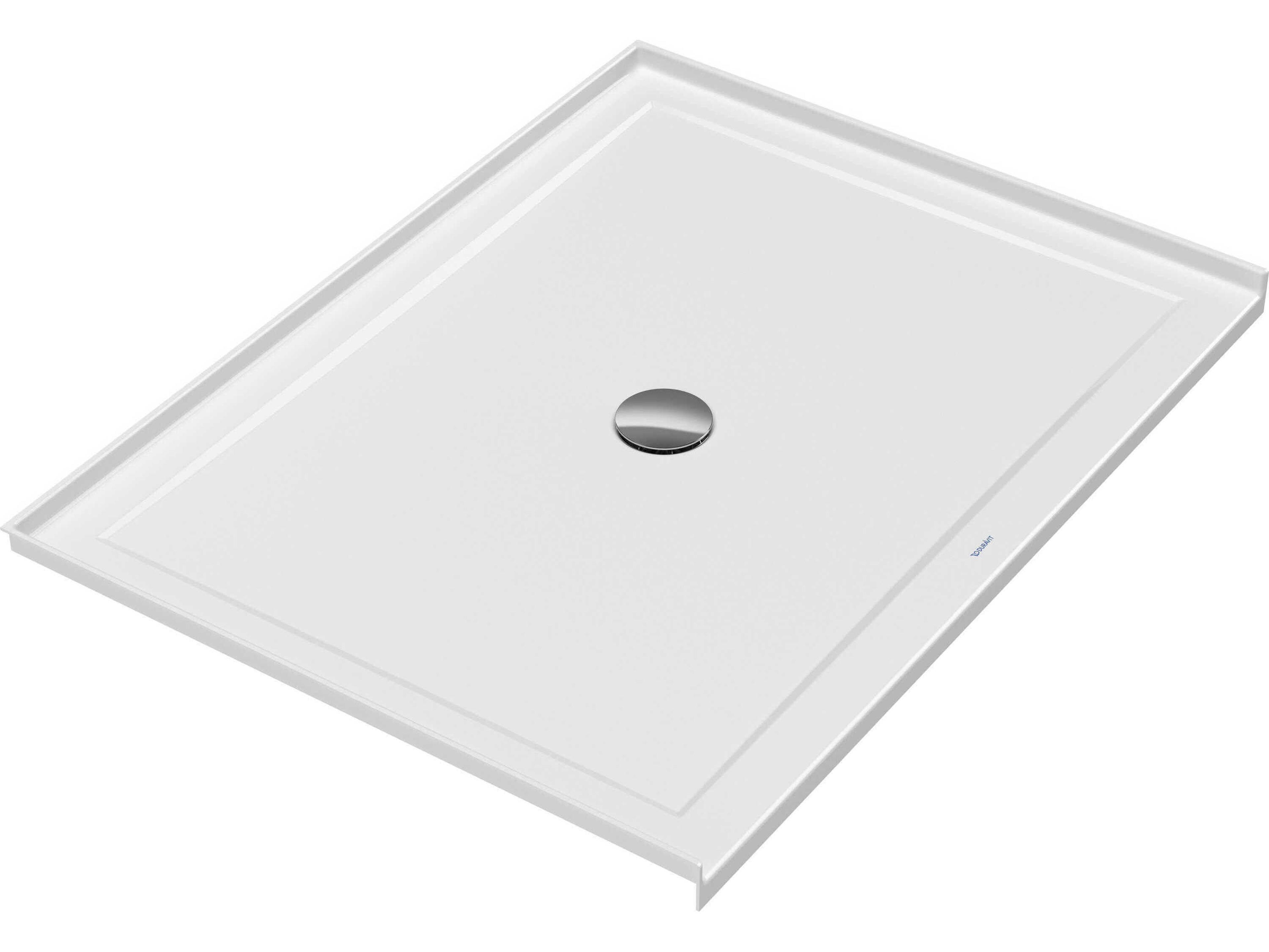 Duravit Architec 48''x 36'' White Acrylic Shower Base - Centered drain