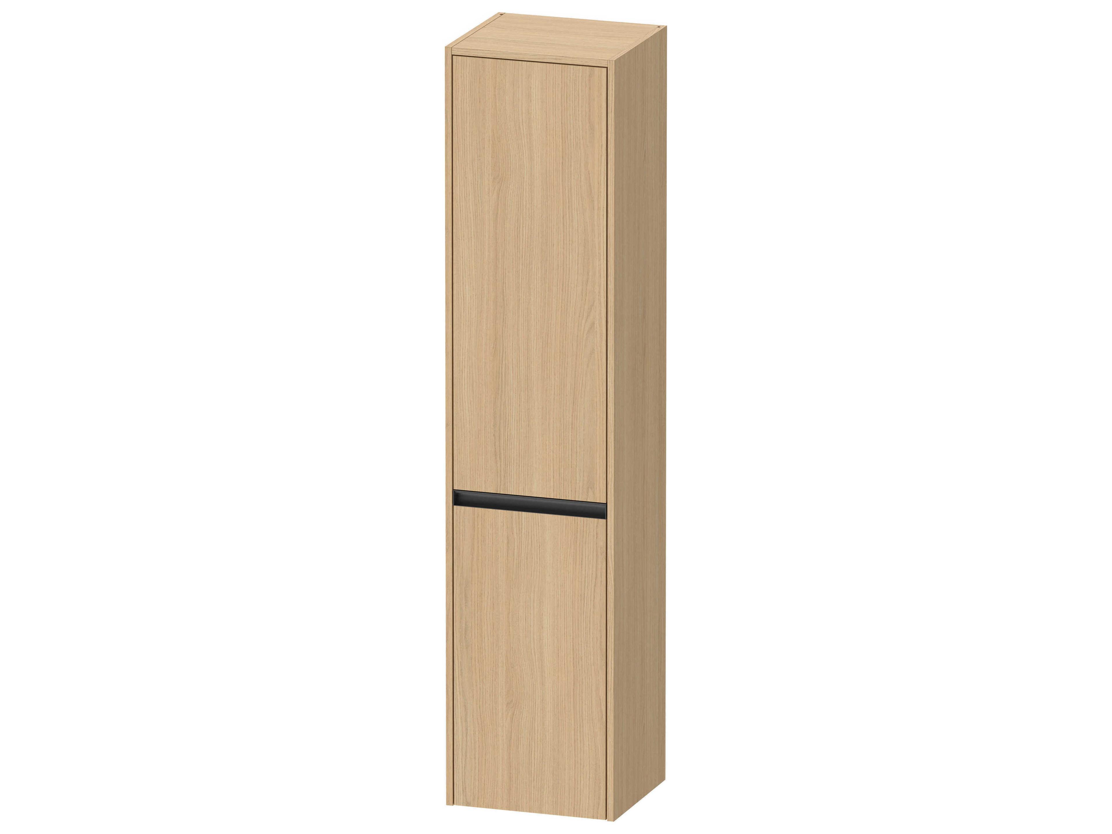 Duravit Ketho.2 16'' Naturaol Oak Matt Wall-Mounted Cabinet - Left-Hand Hinge