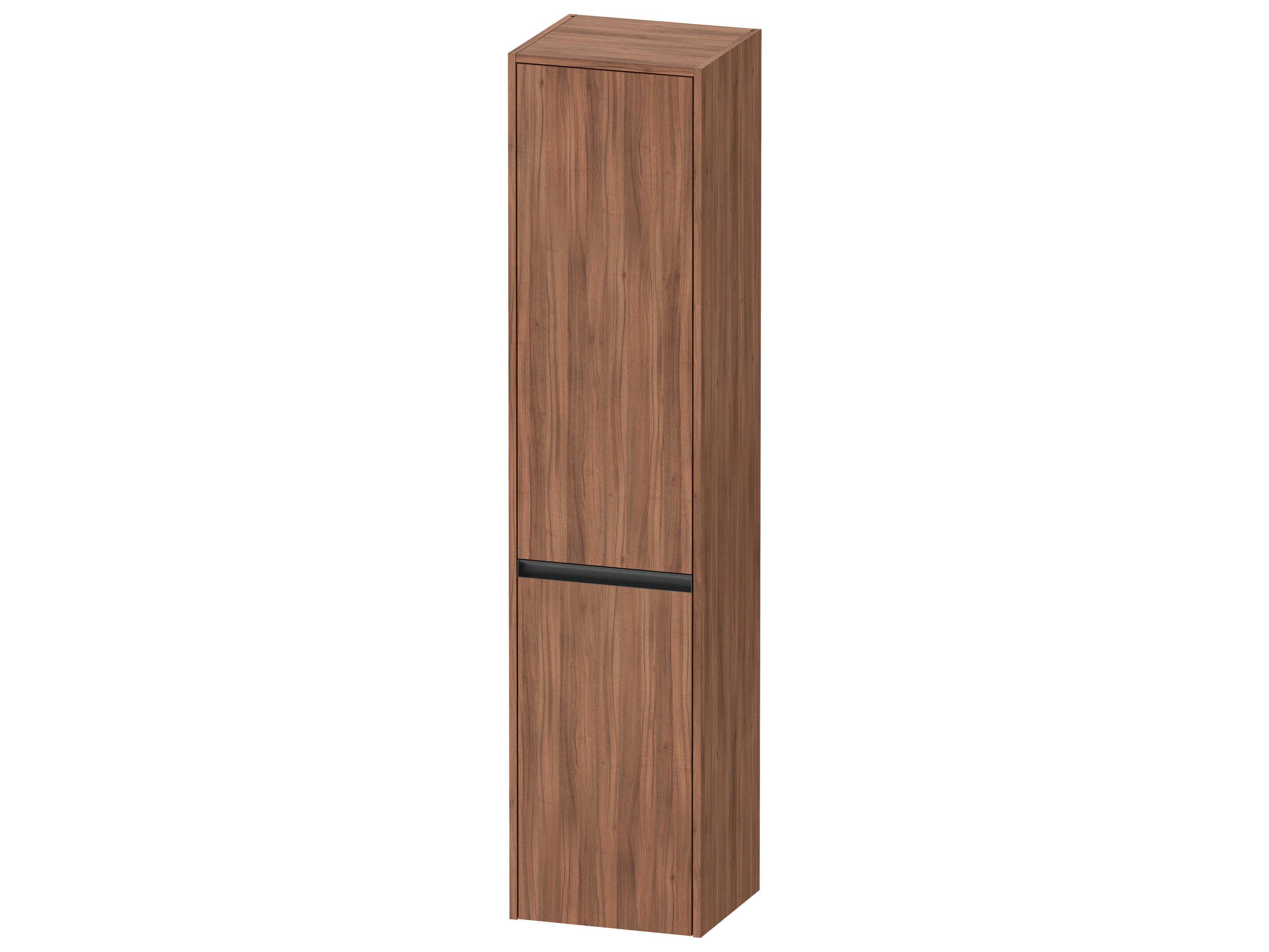 Duravit Ketho.2 16'' Walnut Matt Wall-Mounted Cabinet - Right-Hand Hinge