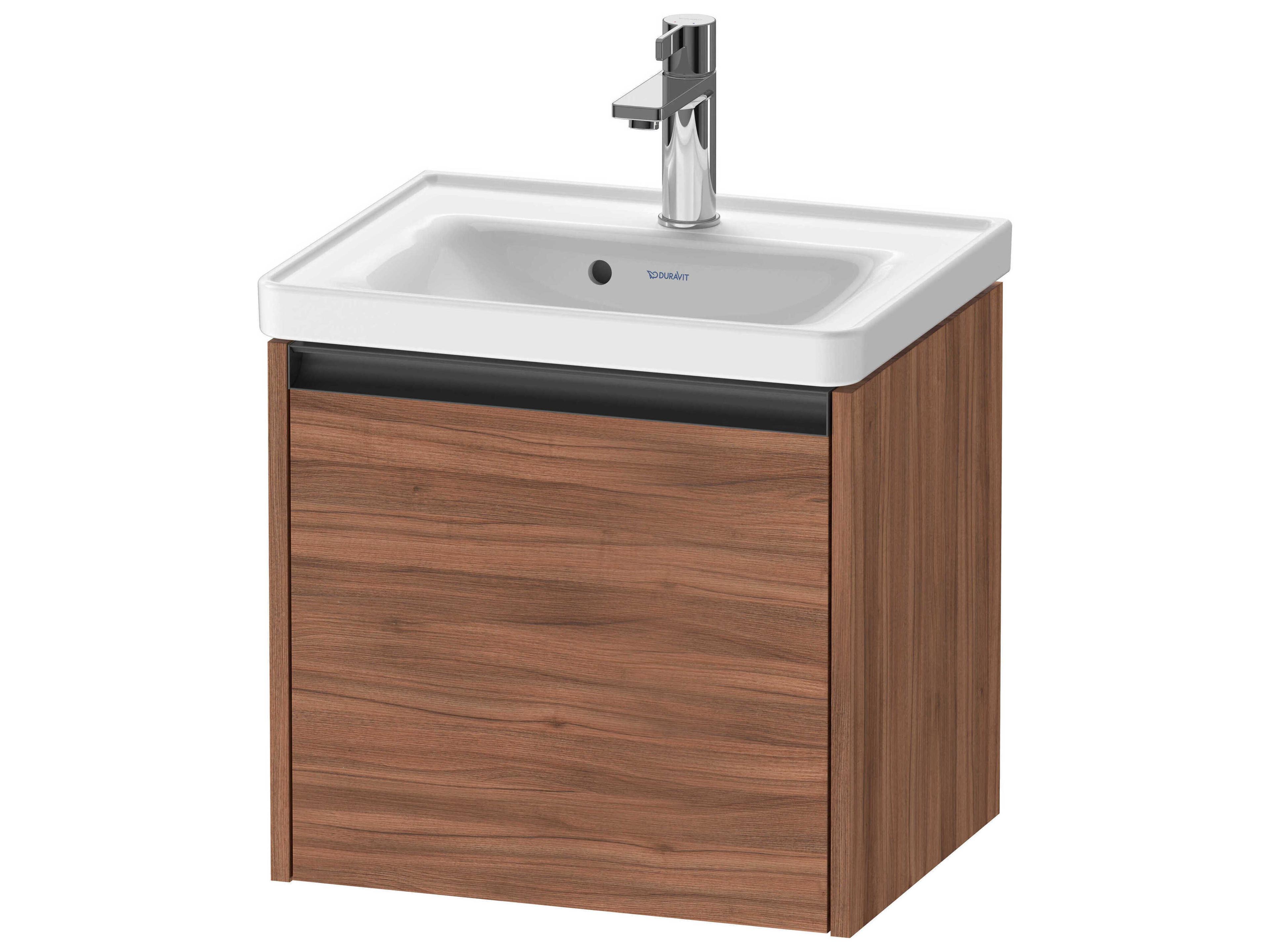 Duravit Ketho.2 item 19" Walnut Matt Wall-Mounted Vanity Unit