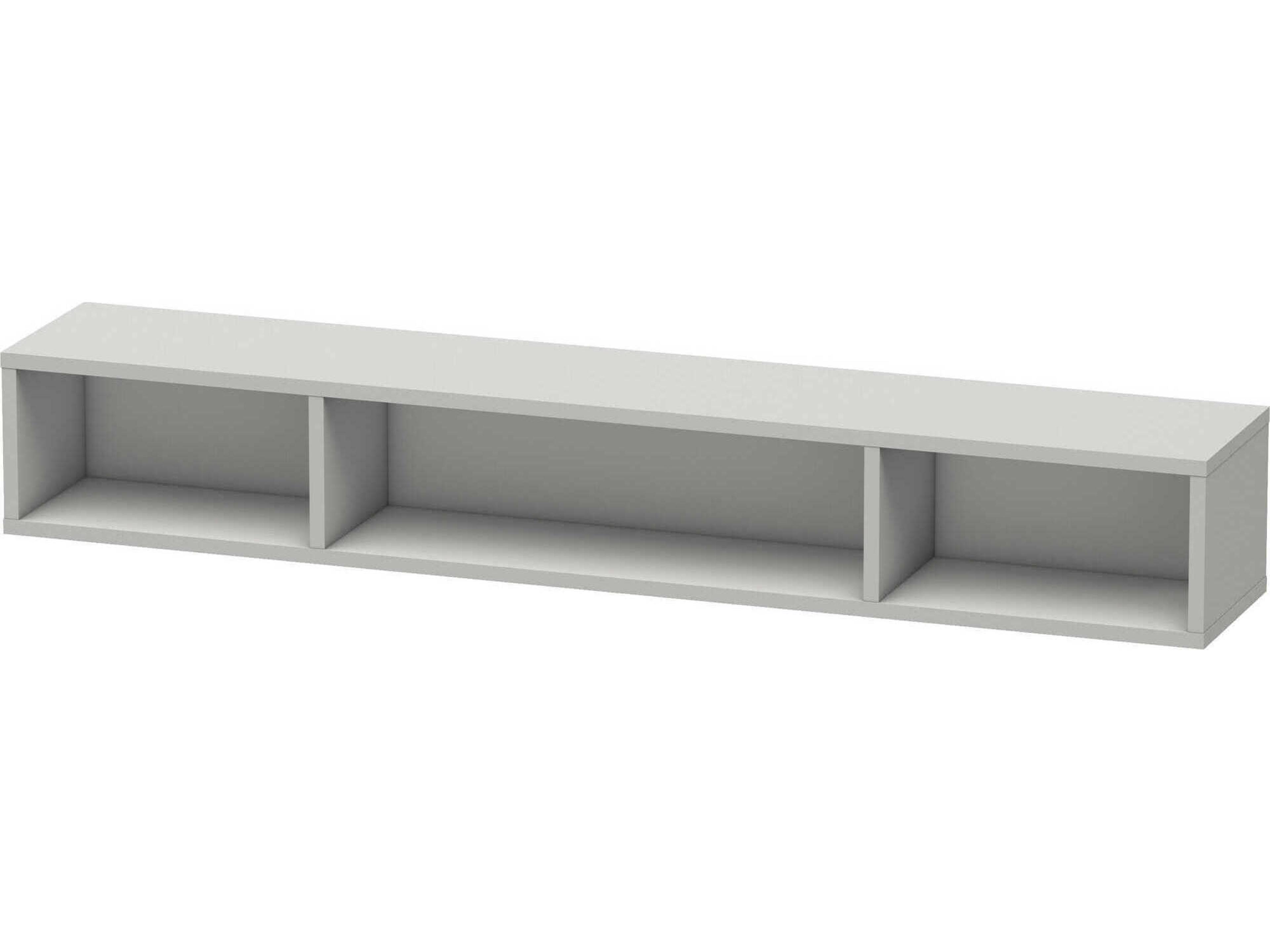 Duravit L-cube 32'' Concrete Gray Matt Open Accent