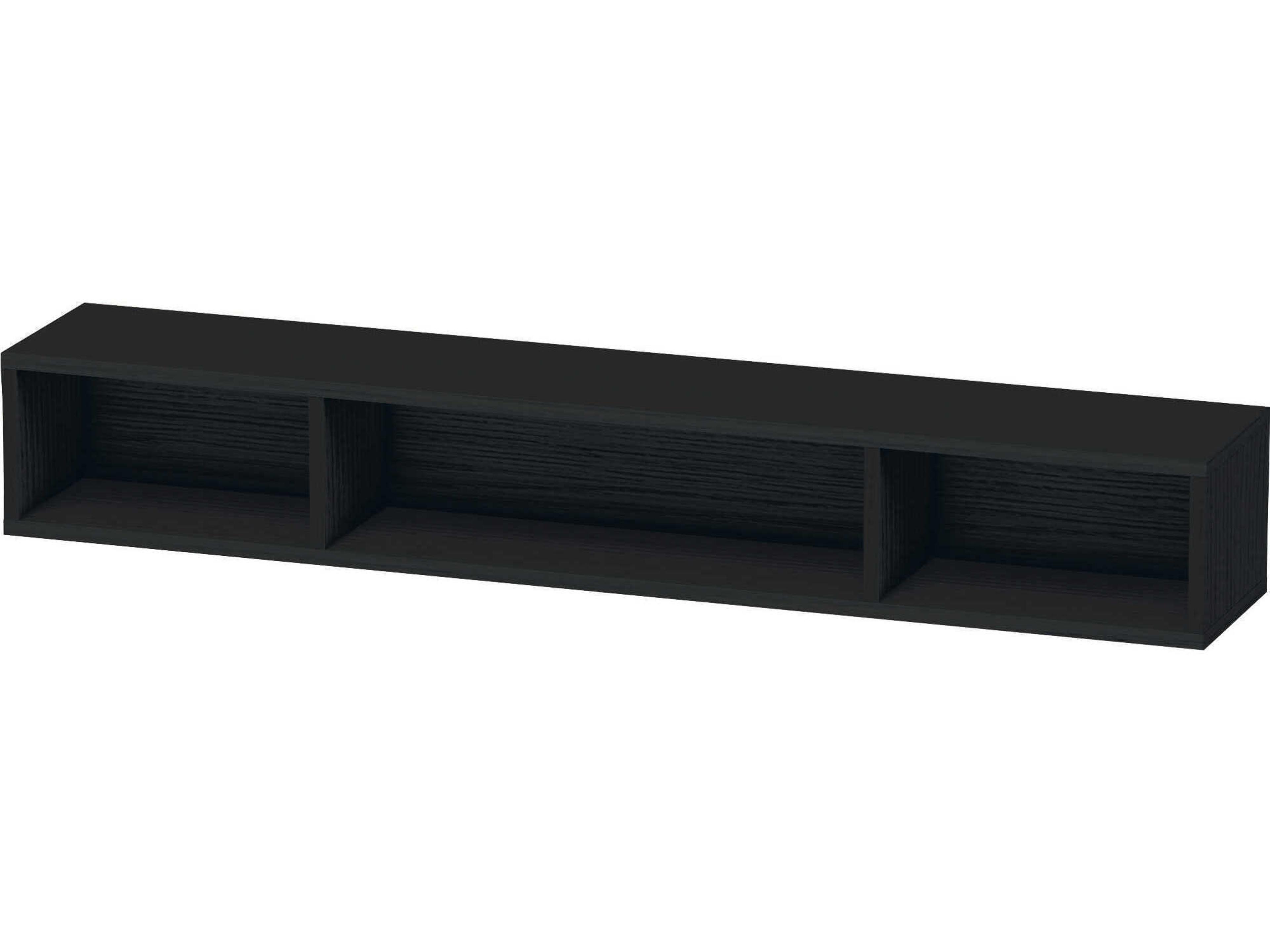 Duravit L-cube 32'' Black Oak Matt Open Accent