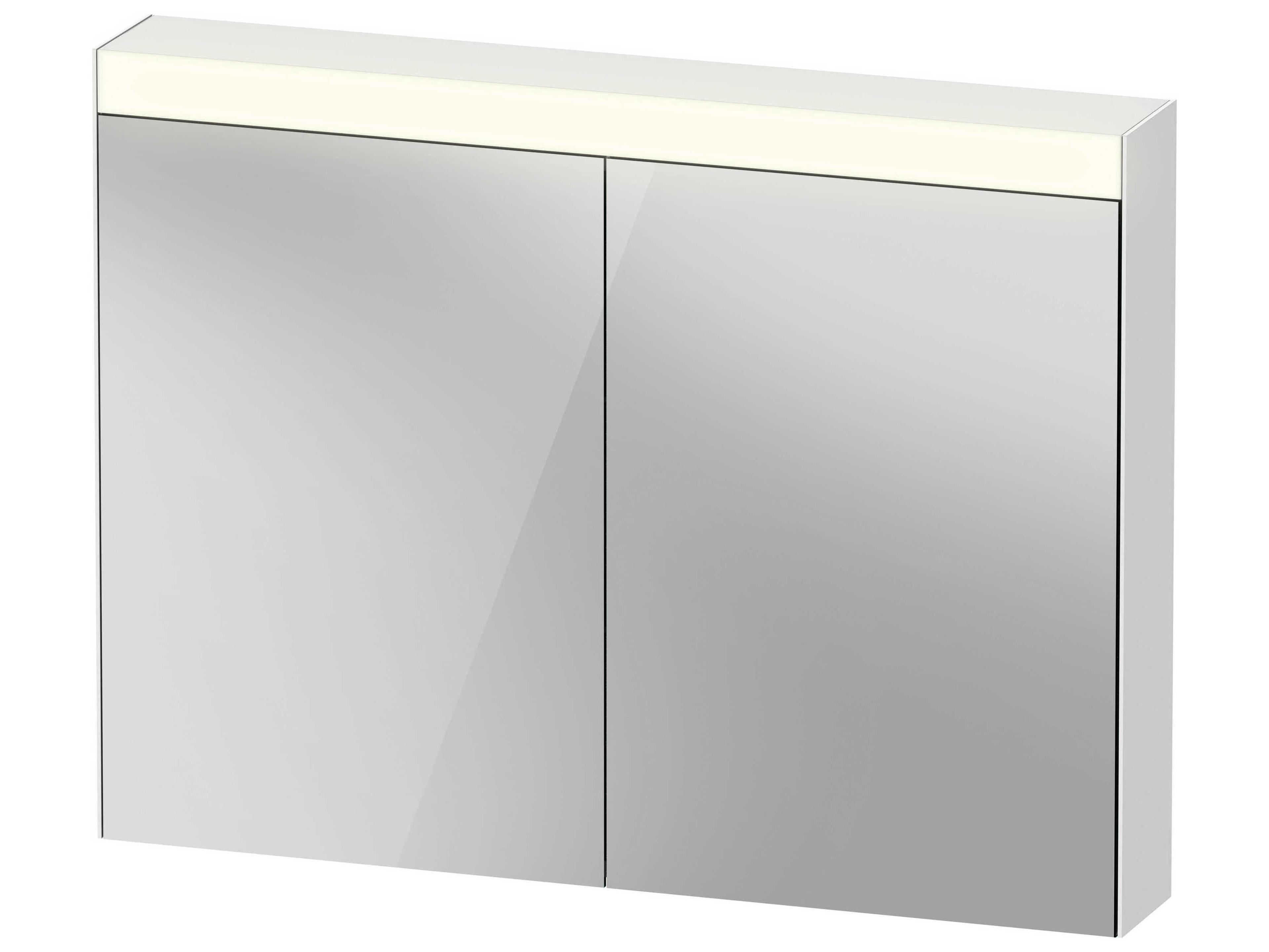 Duravit Light & Mirror 40'' White LED Mirror Cabinet - Left & Right Side Hinge