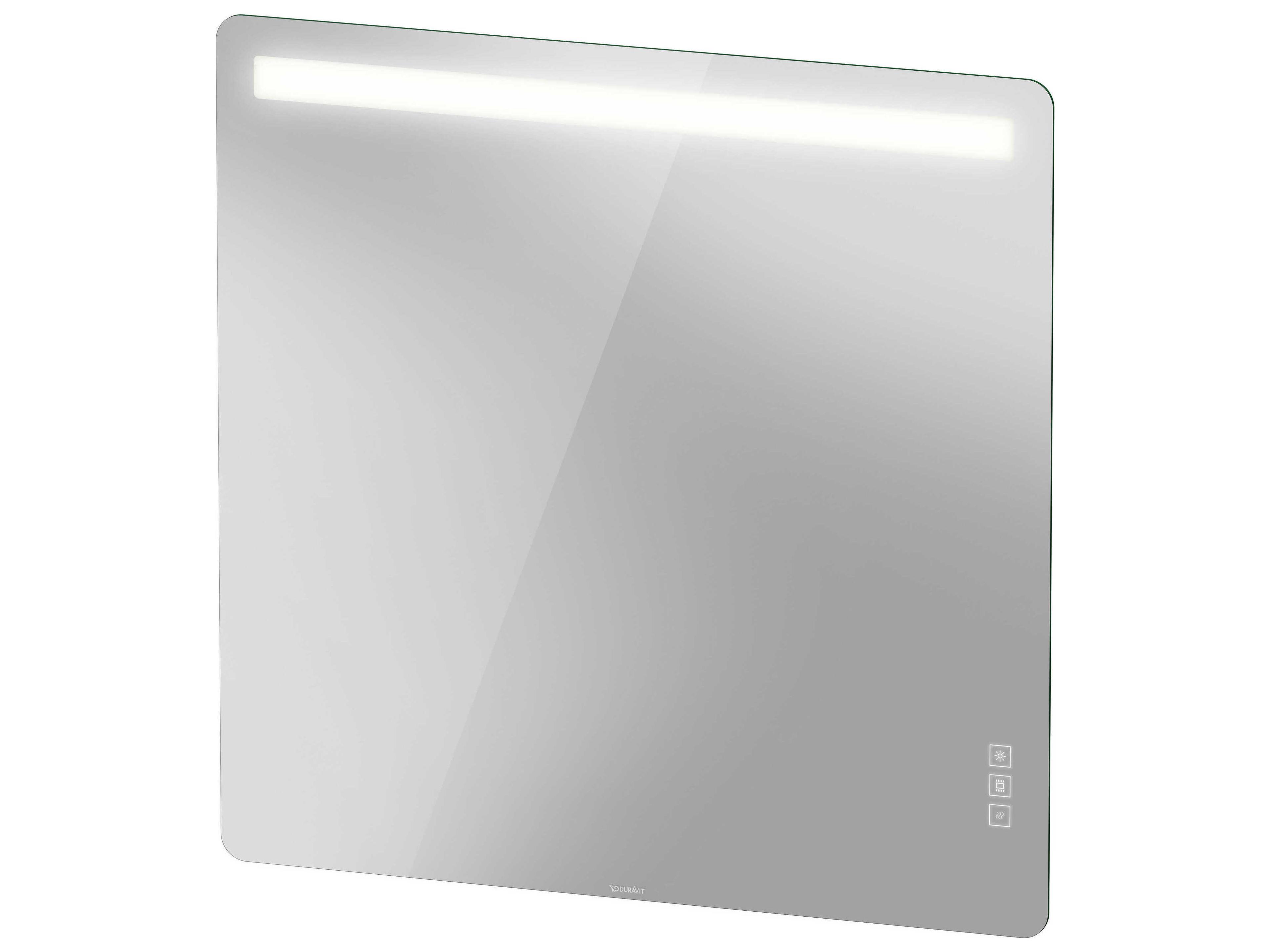 Duravit Luv 47'' Square White Aluminium Sensor- Control LED Mirror