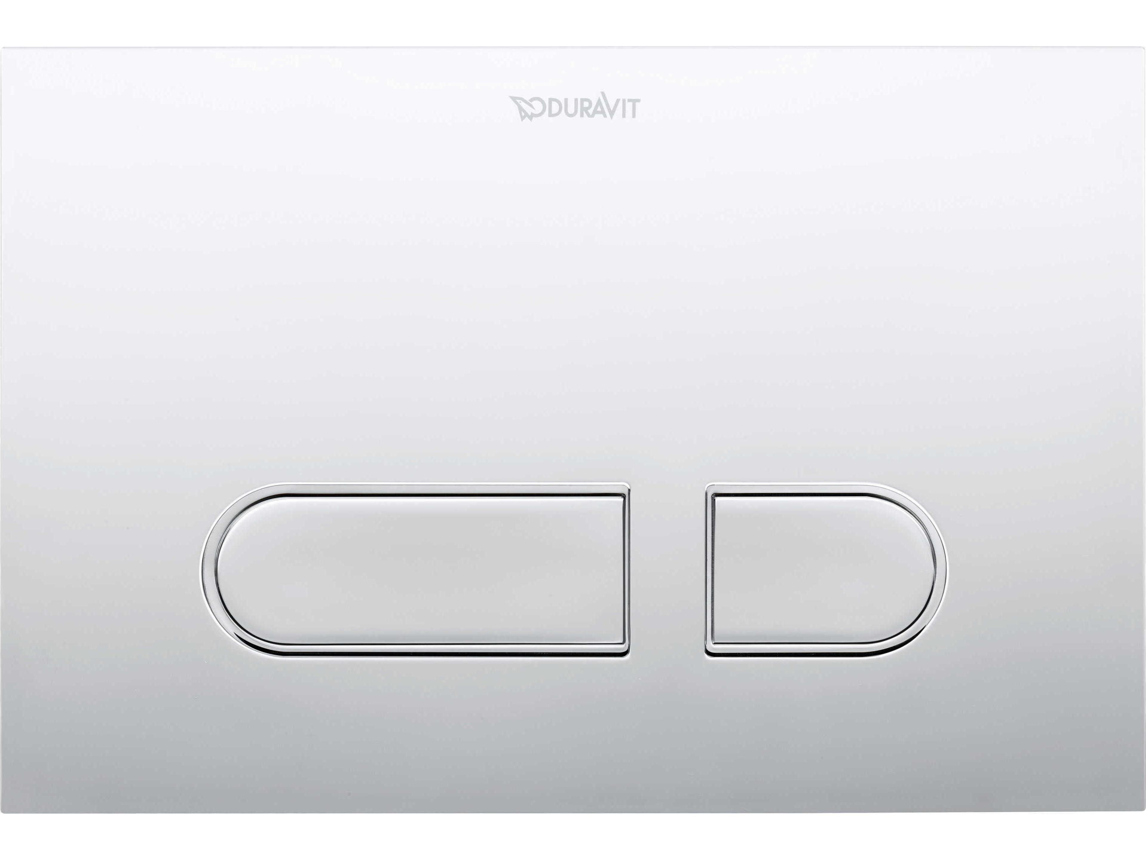 Duravit Durasystem 9'' Chrome Mechanical Flush Plate