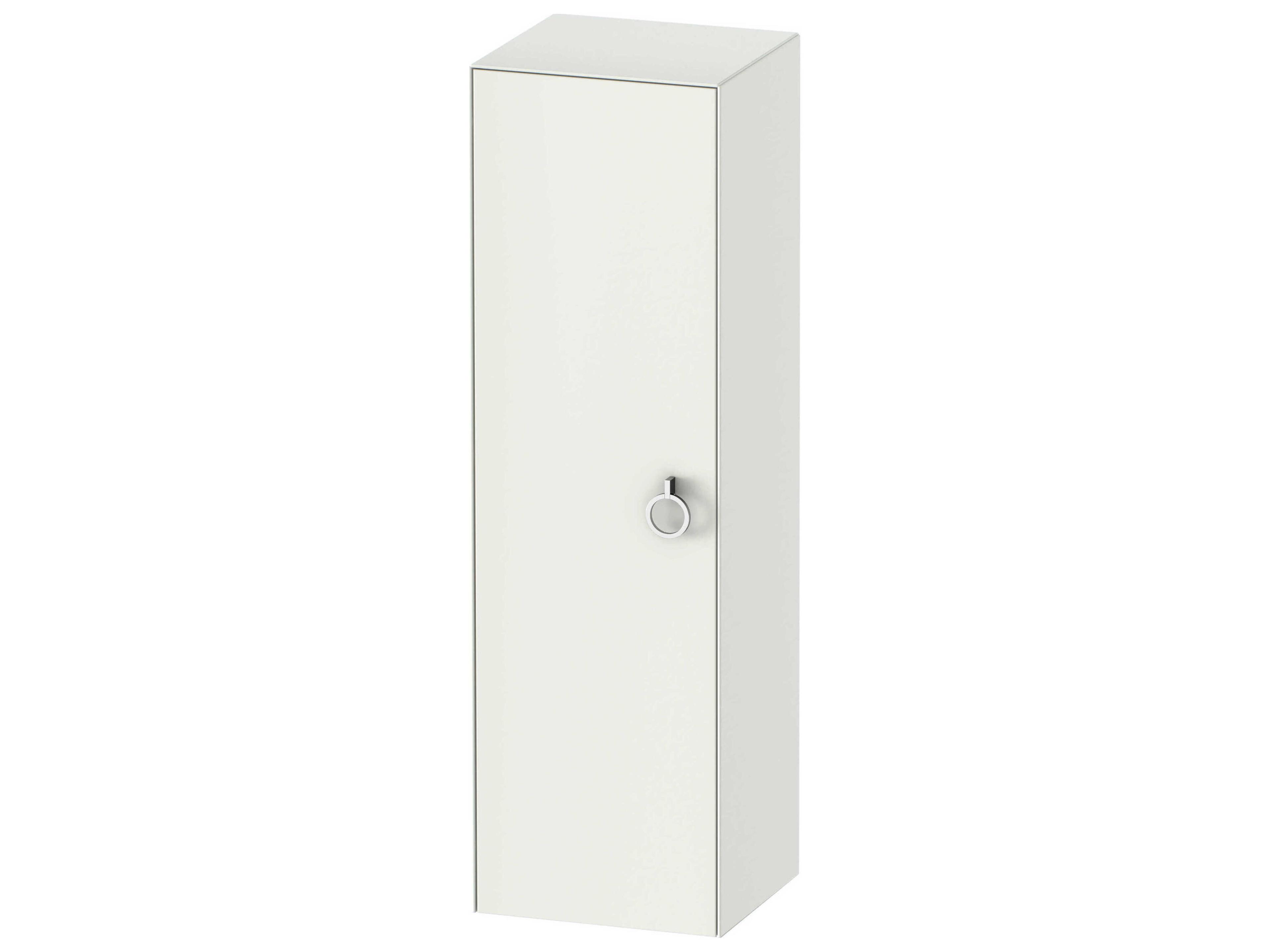 Duravit White Tulip 16'' White Satin Matte Wall-Mounted Vanity Unit - Left Hand Hinge