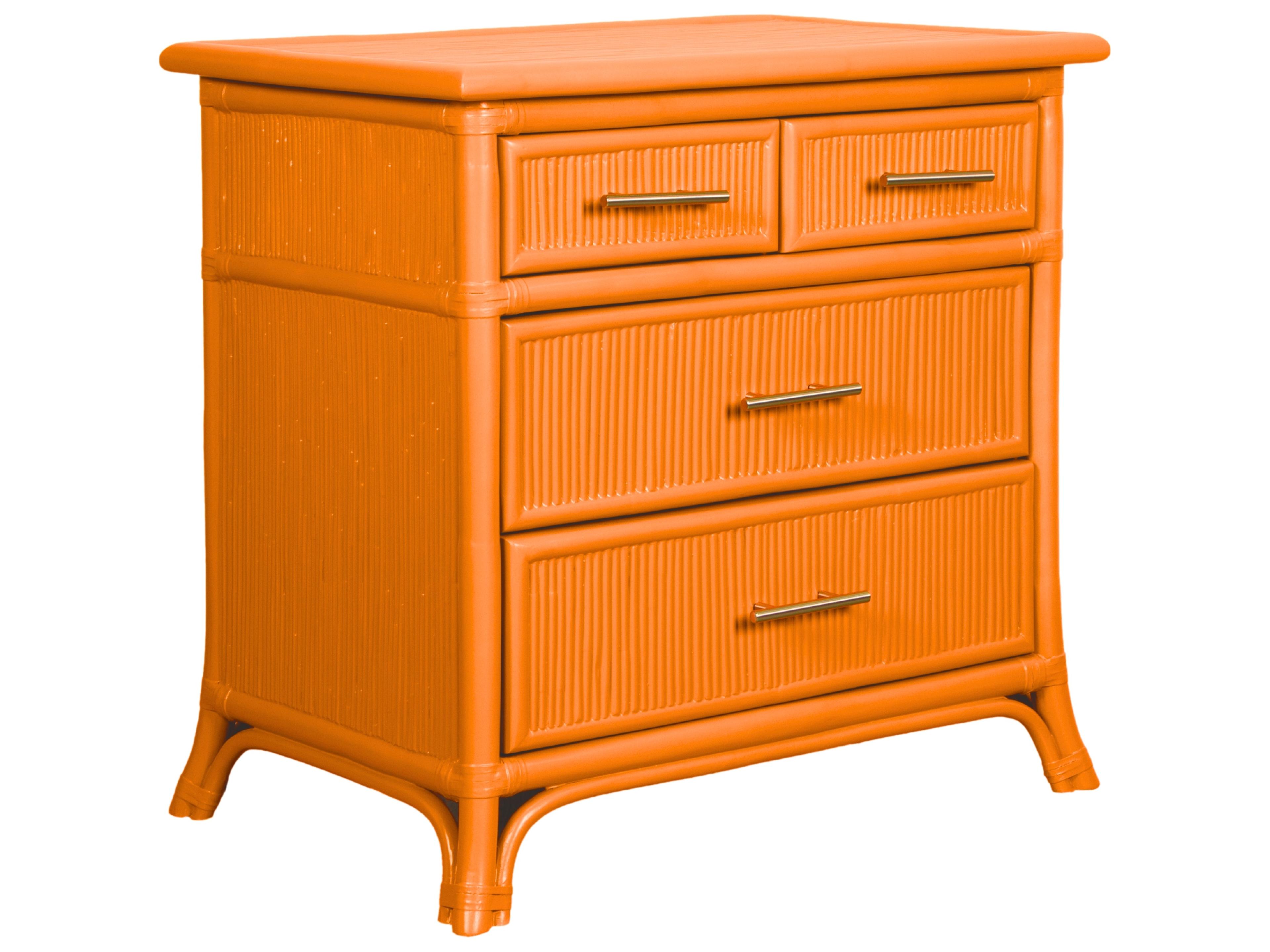 David Francis Pencil Rattan Chest