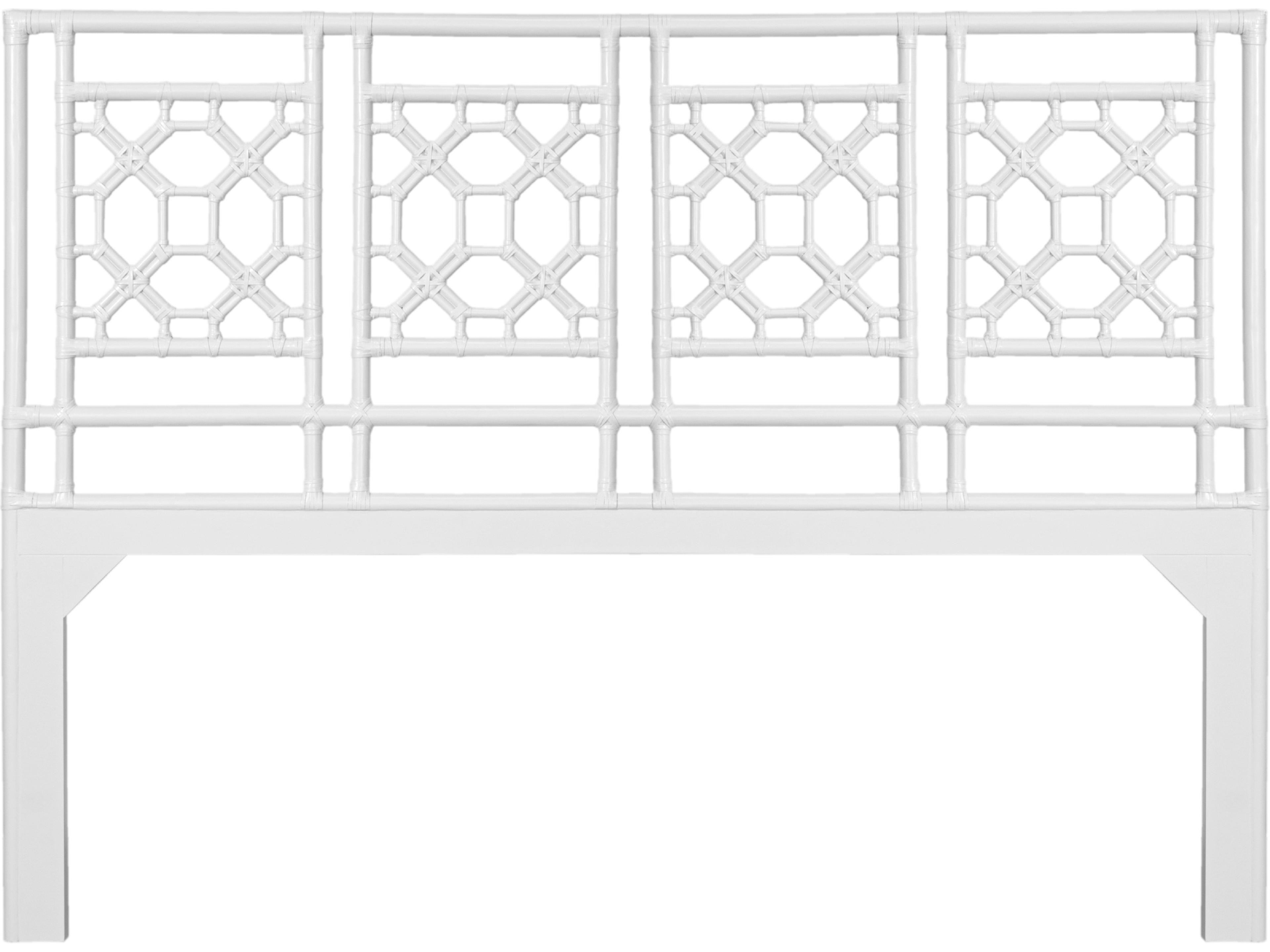 David Francis Lattice Back Headboard King