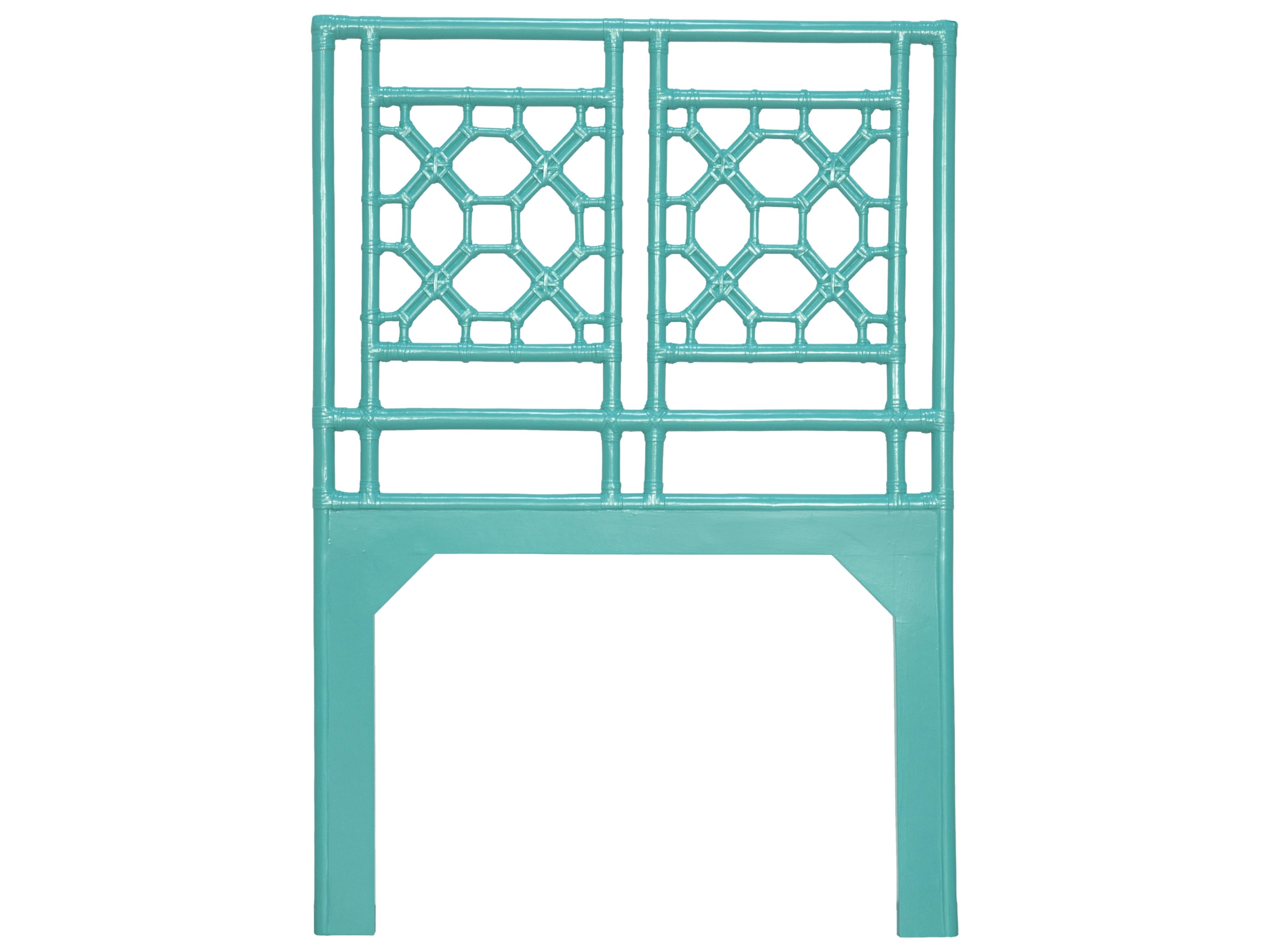 David Francis Lattice Back Headboard Twin