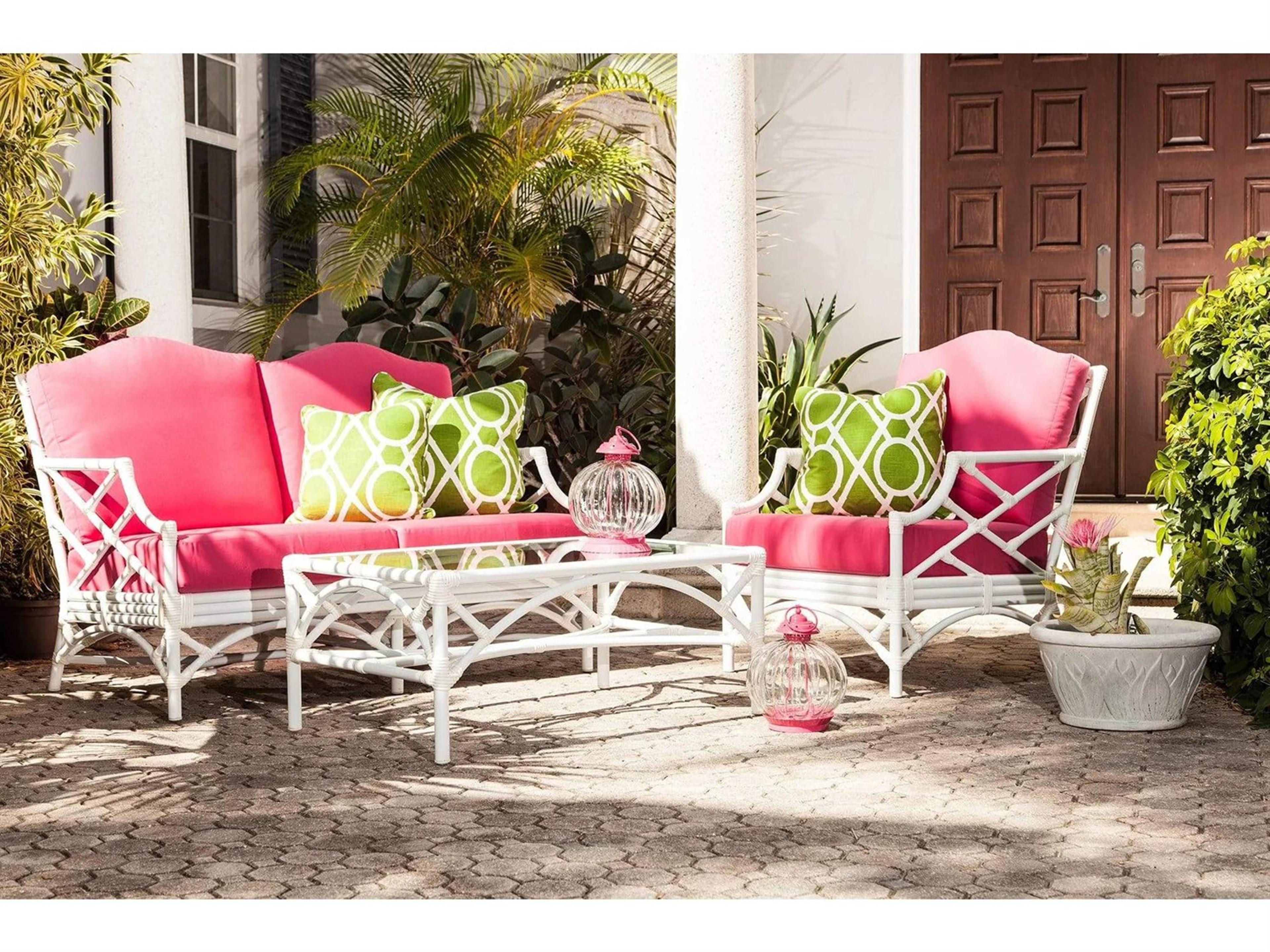 David Francis Furniture Outdoor Chippendale Lounge Set