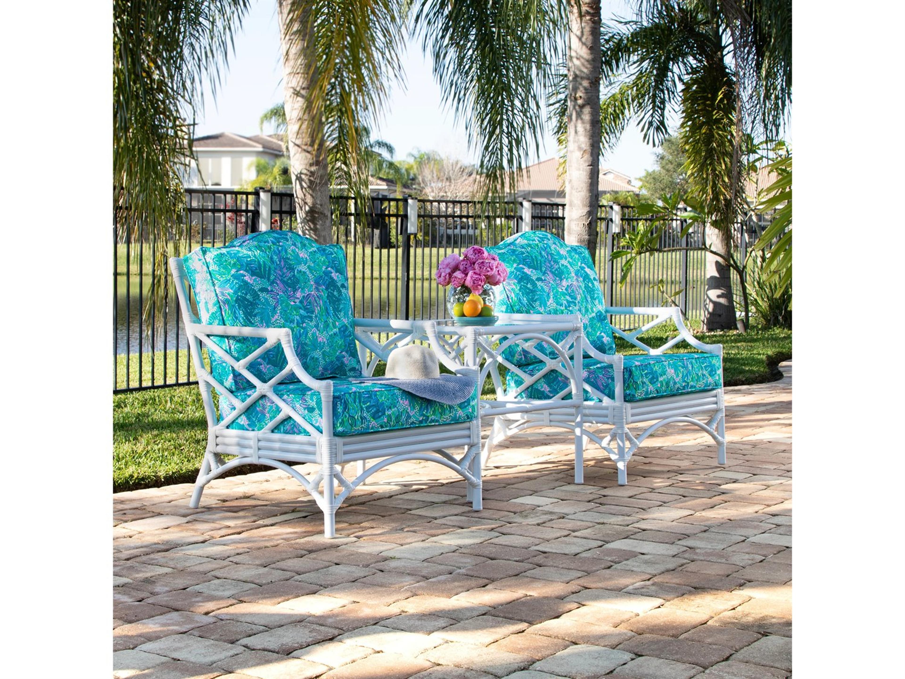 David Francis Furniture Outdoor Chippendale Lounge Set