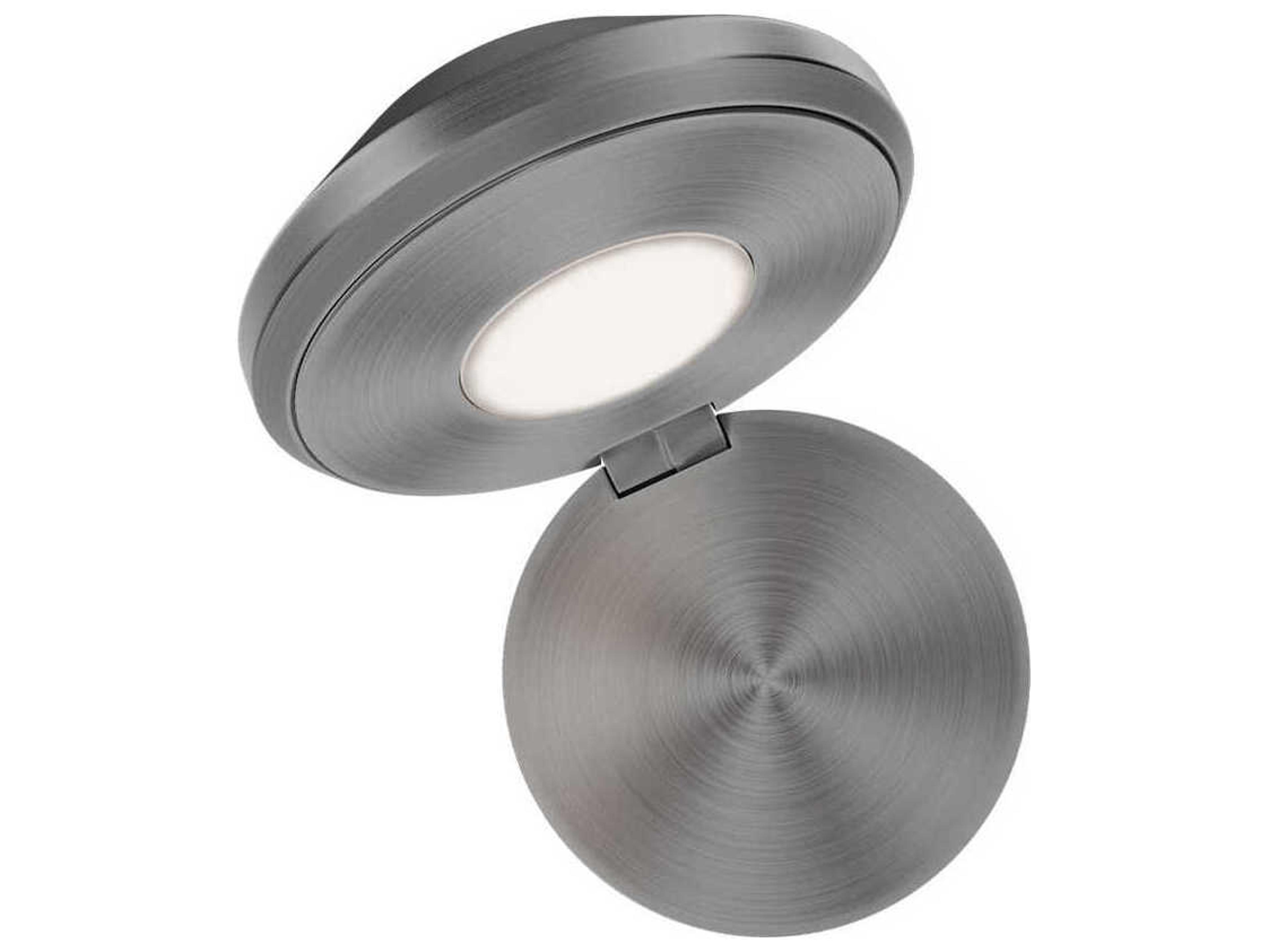 Flipside 1-Light Brushed Nickel Wall Sconce