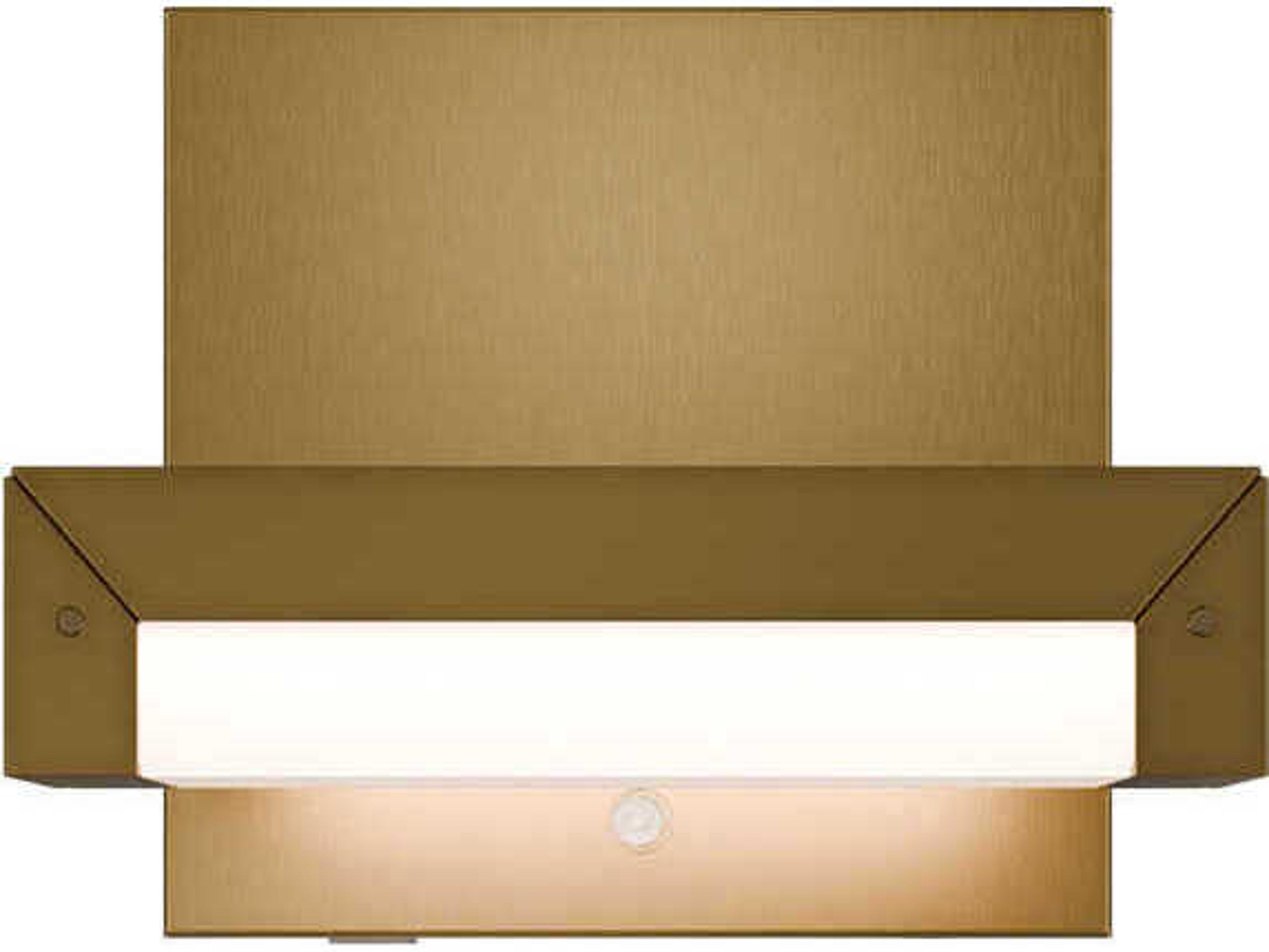 dweLED by WAC Lighting Mantel 1-Light Aged Brass Wall Sconce