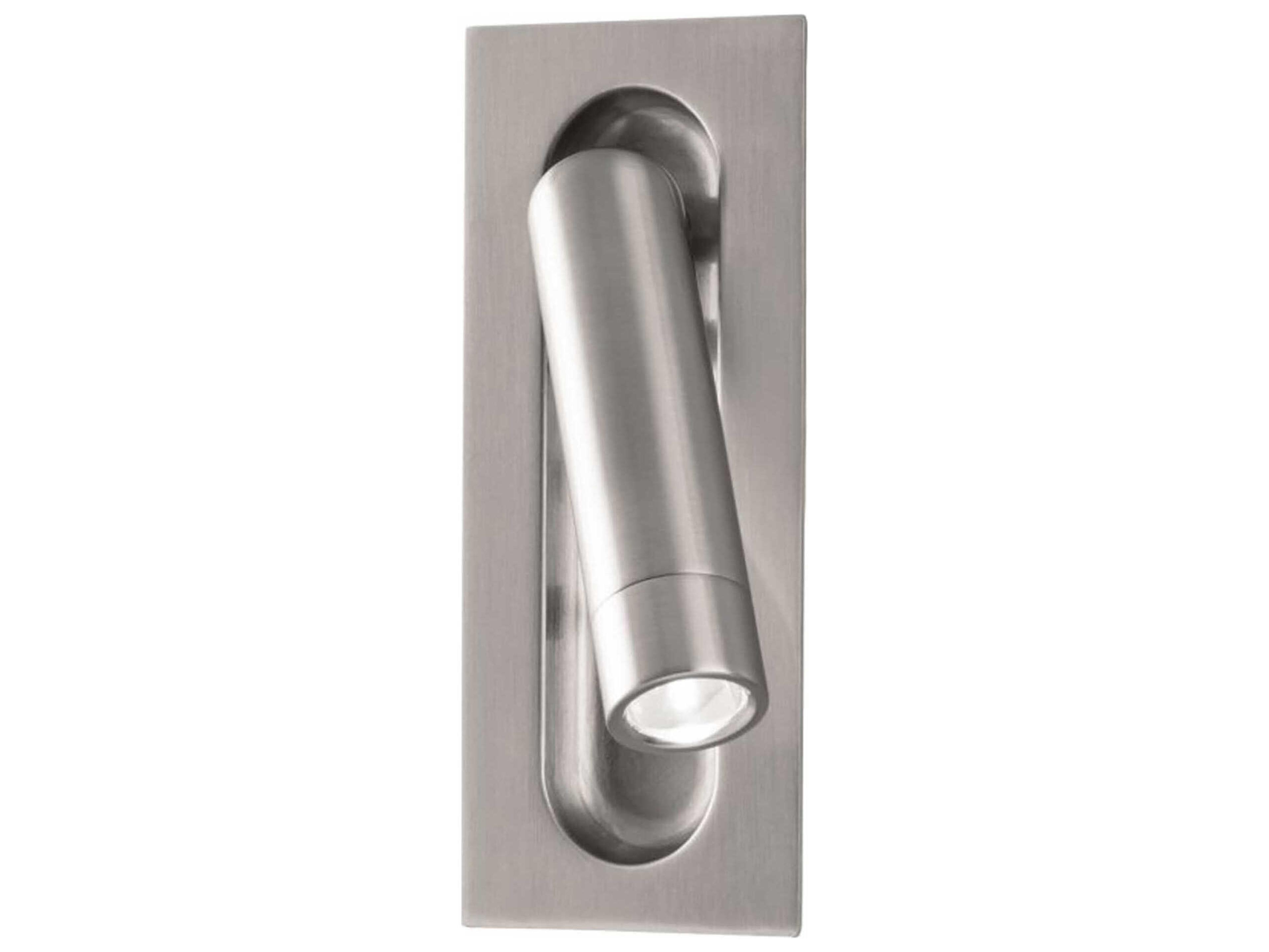 dweLED by WAC Lighting Scope 1-Light Brushed Nickel LED Wall Sconce