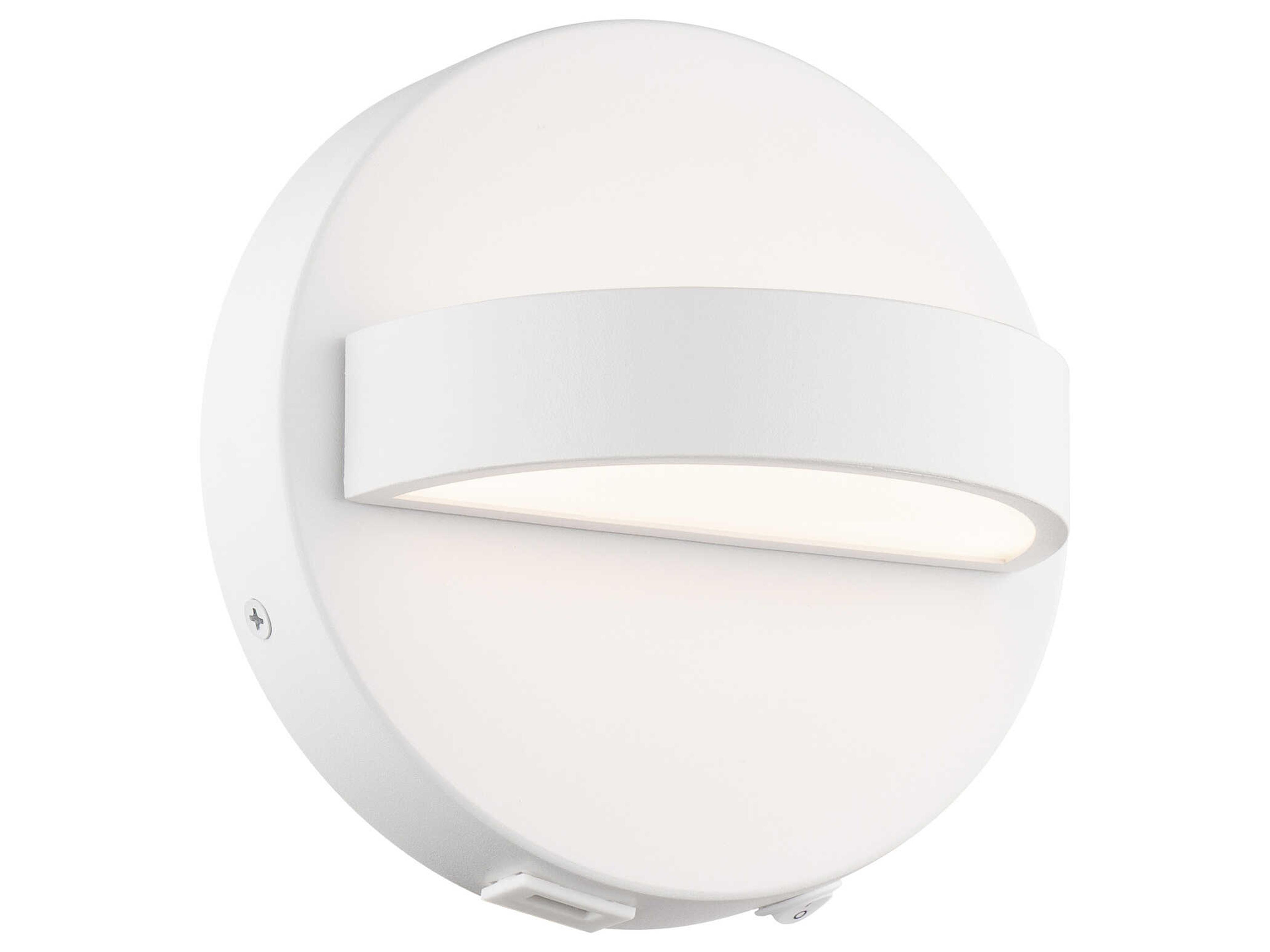 dweLED by WAC Lighting Wink 1-Light White Wall Sconce