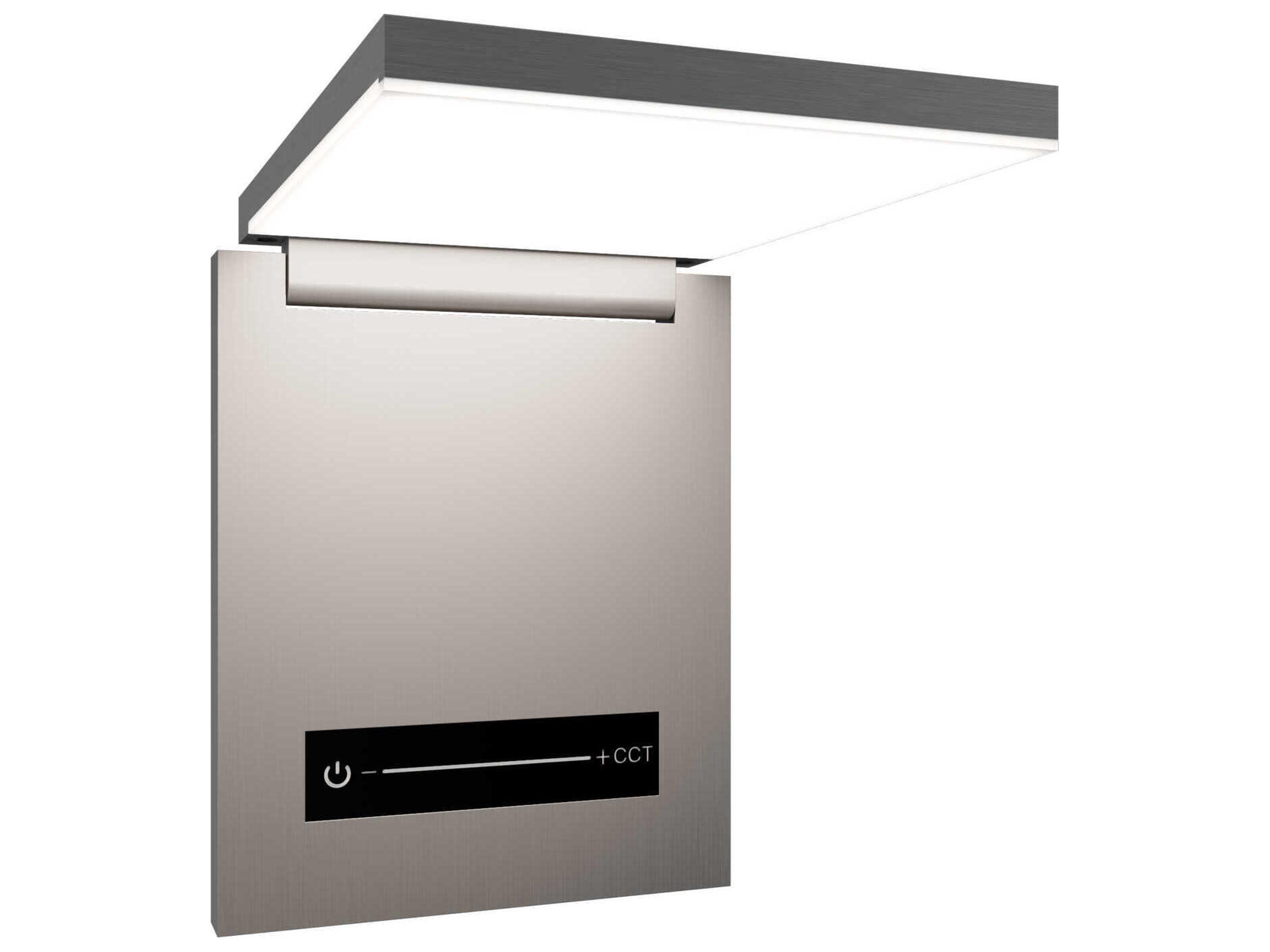 dweLED by WAC Lighting Flapp 1-Light Brushed Nickel Wall Sconce