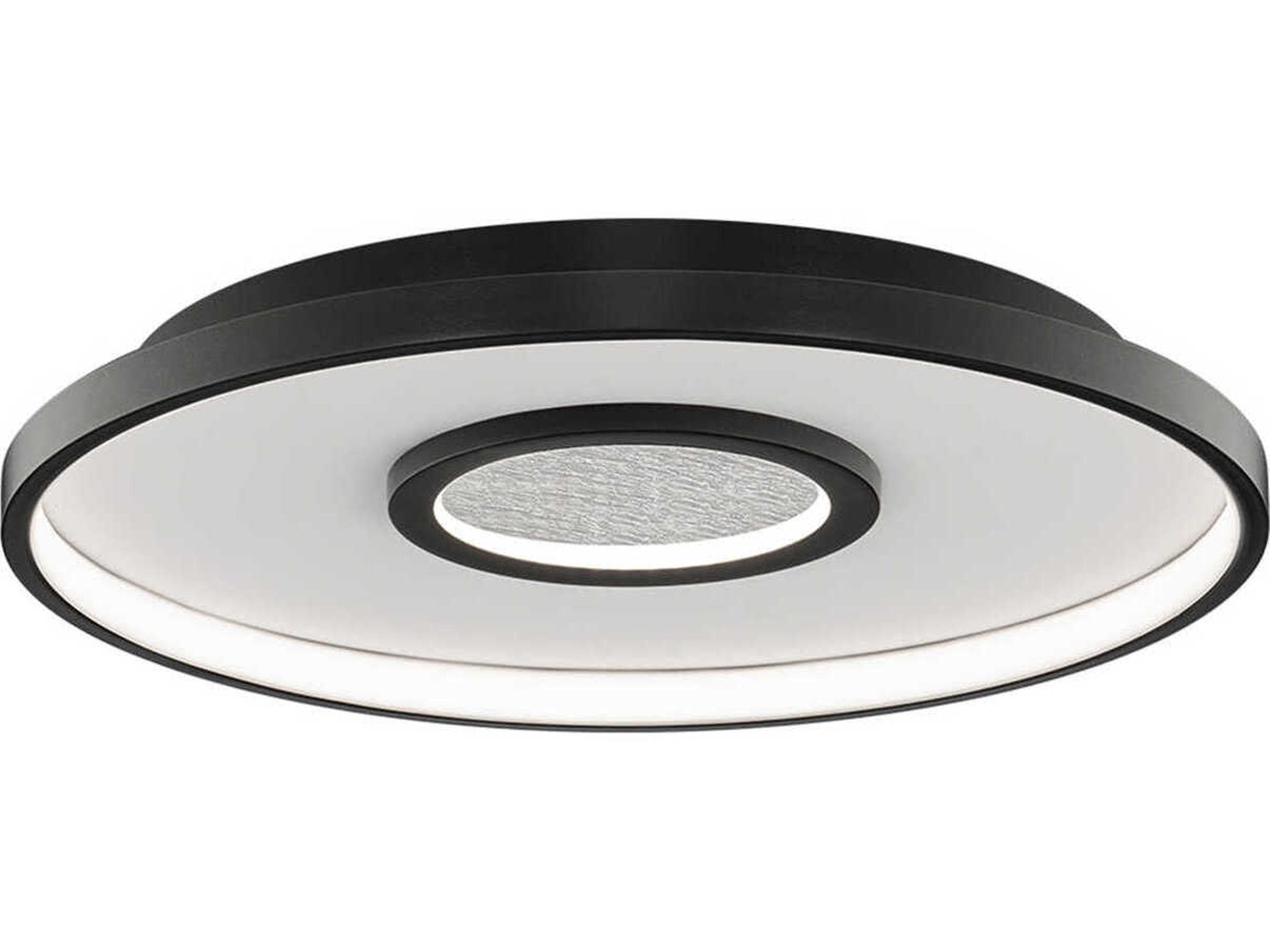 dweLED by WAC Lighting Pinpoint 1-Light Black Flush Mount