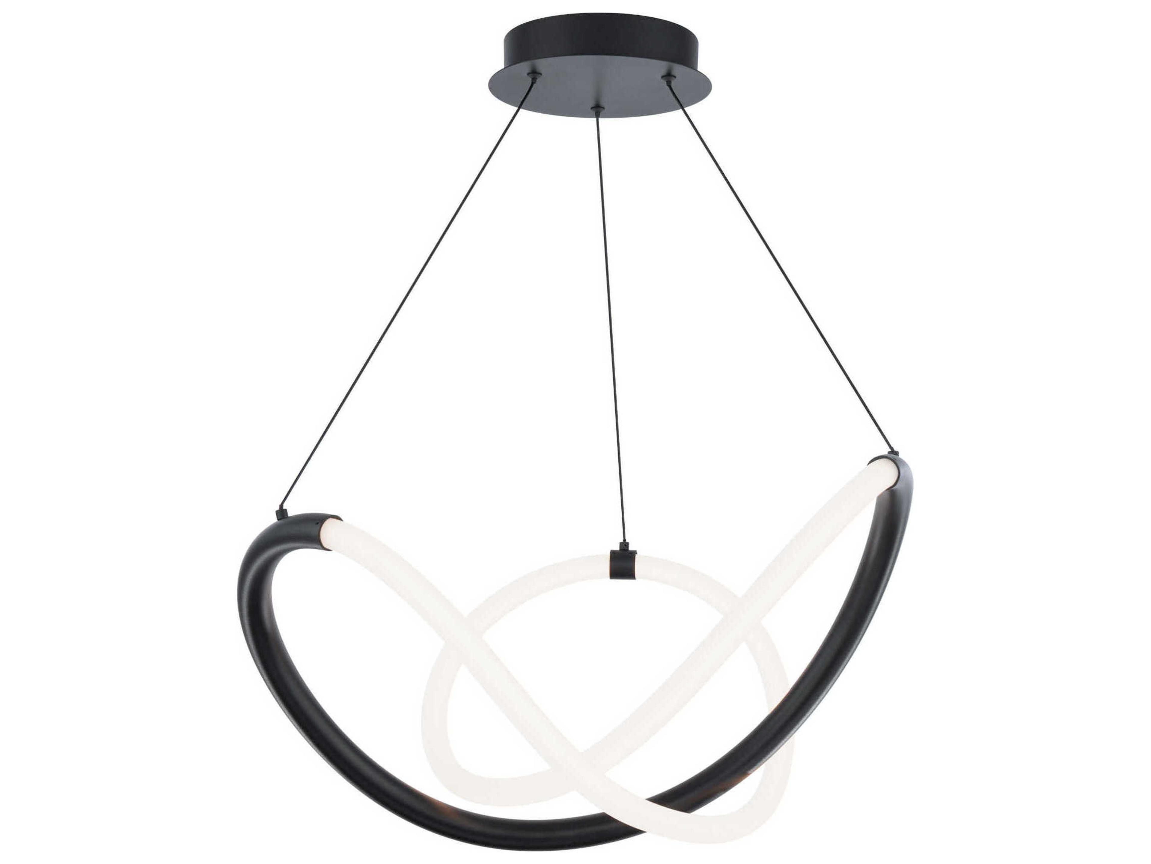 dweLED by WAC Lighting Solo 1-Light Black LED Pendant