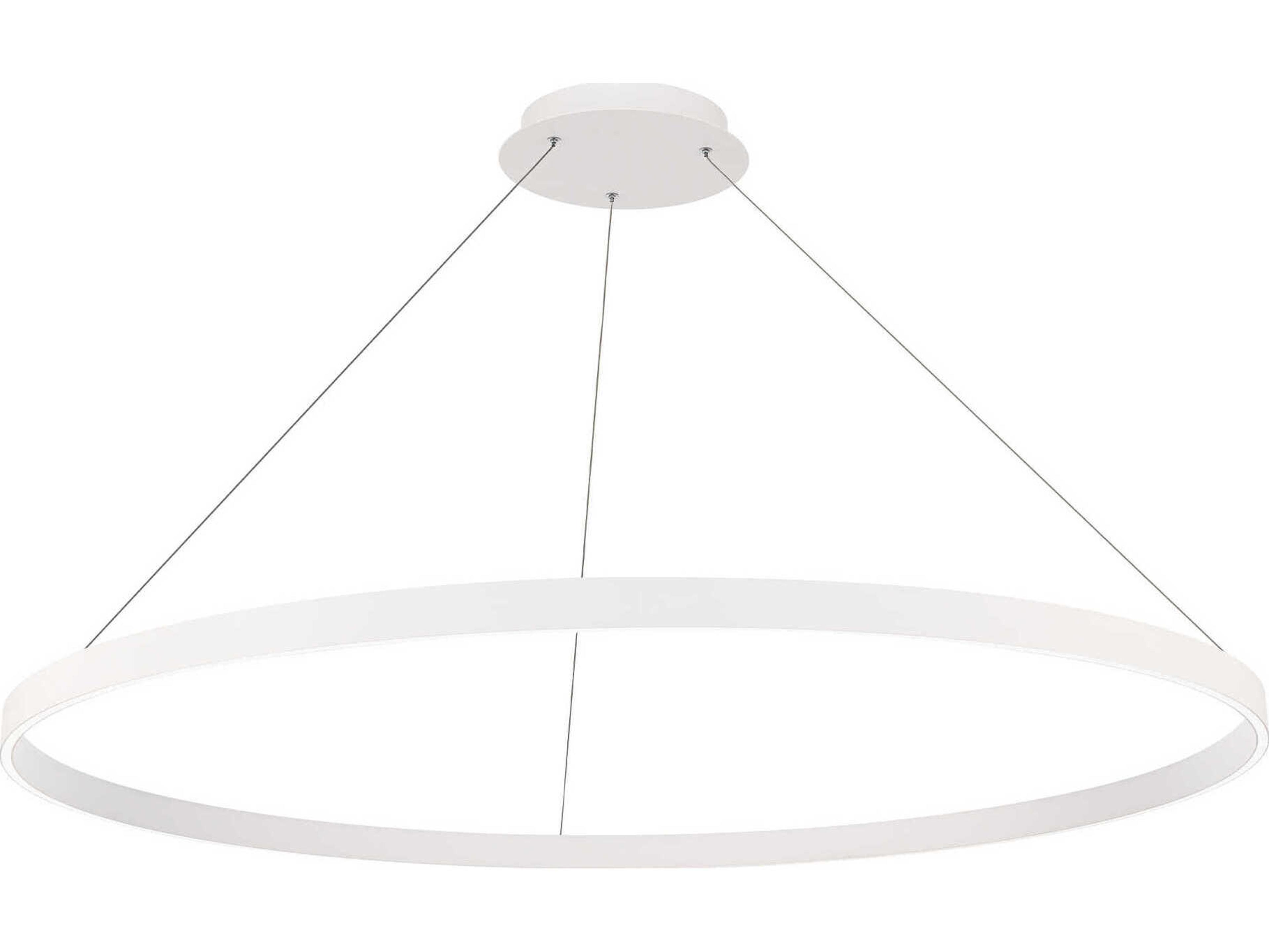dweLED by WAC Lighting Sirius 1-Light White Round Pendant