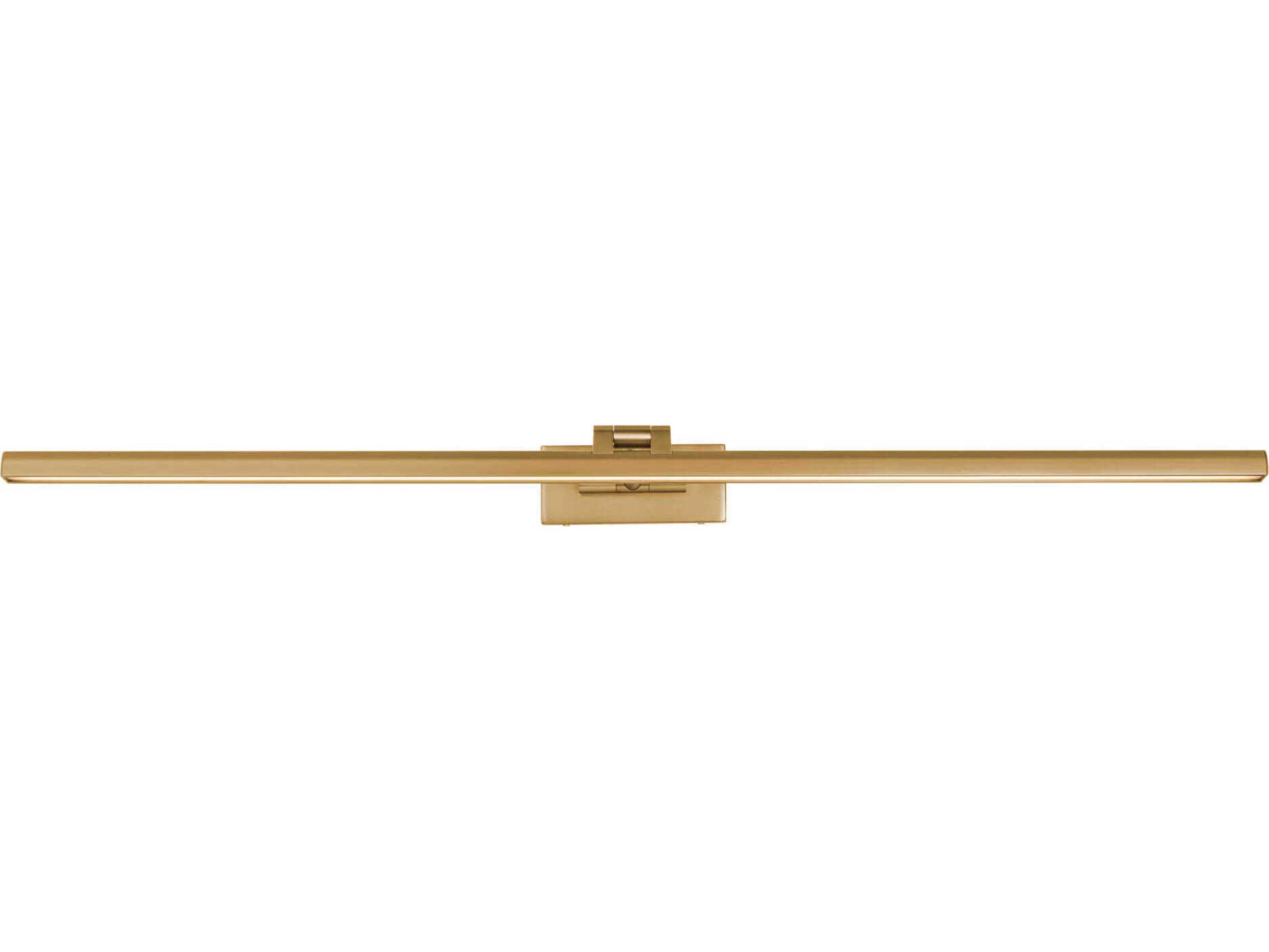 dweLED by WAC Lighting Reed 1-Light Aged Brass Picture Light