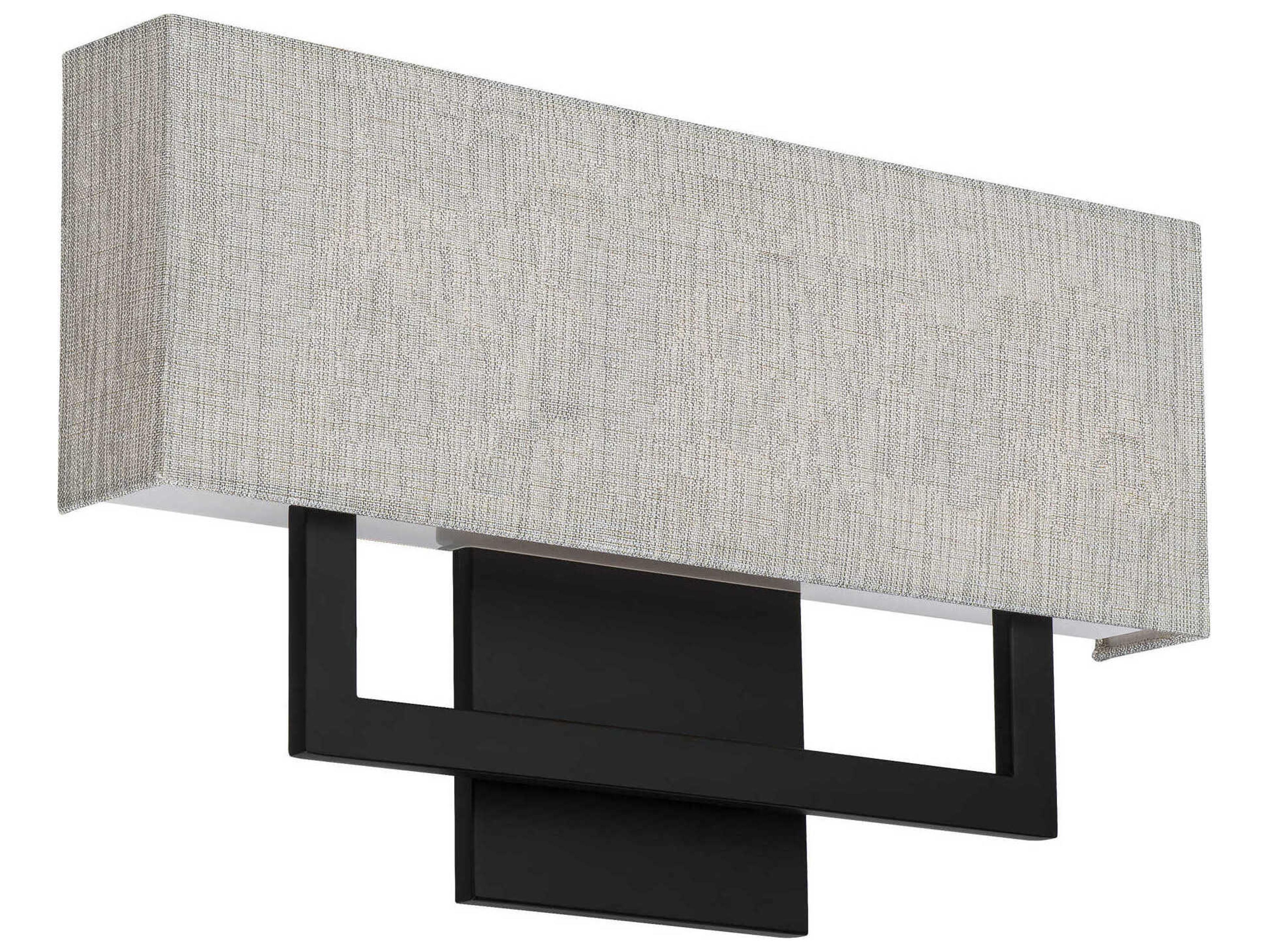 dweLED by WAC Lighting Manhattan 1-Light Black LED Wall Sconce