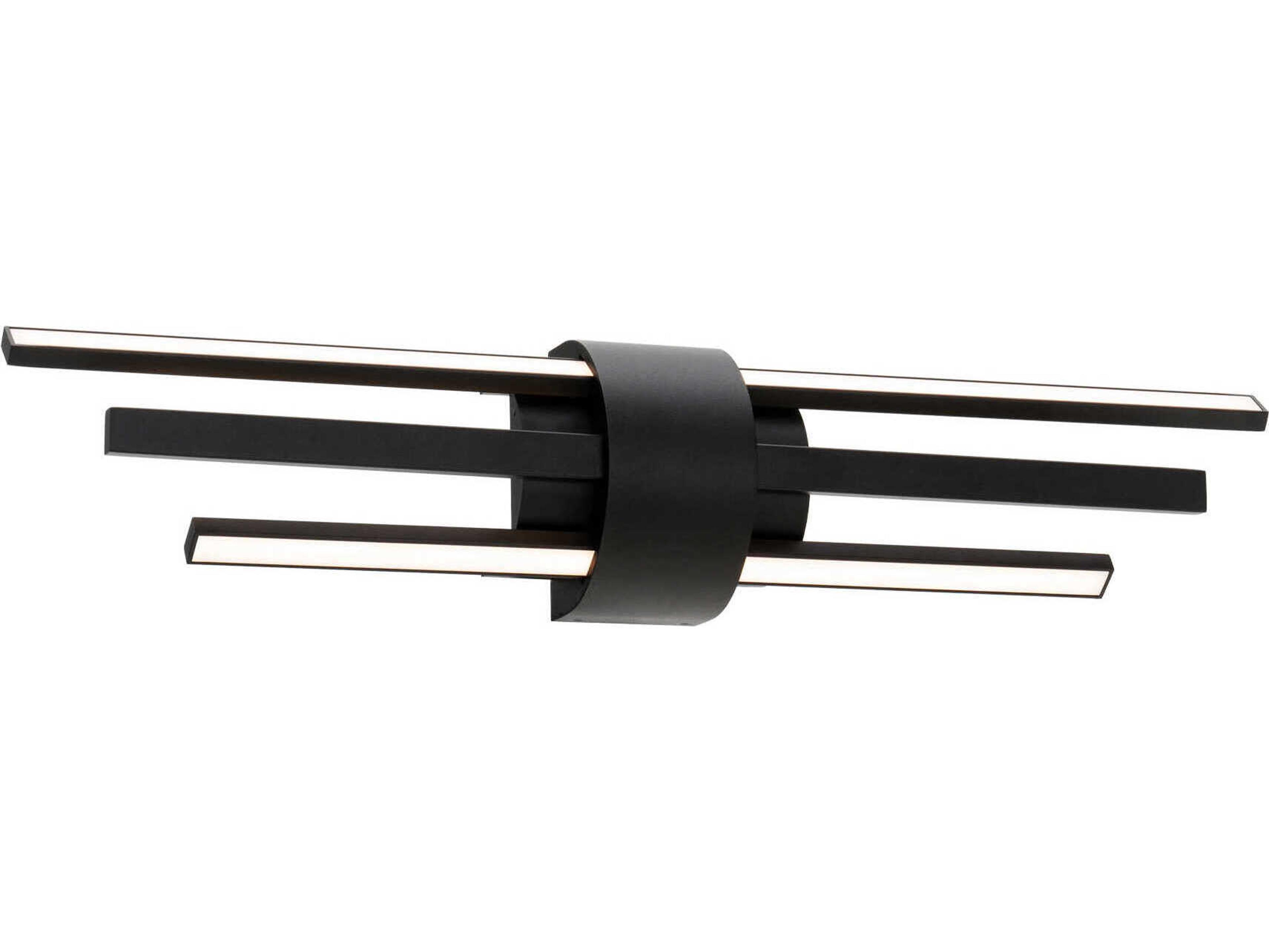 dweLED by WAC Lighting Melody 3-Light Black Vanity Light