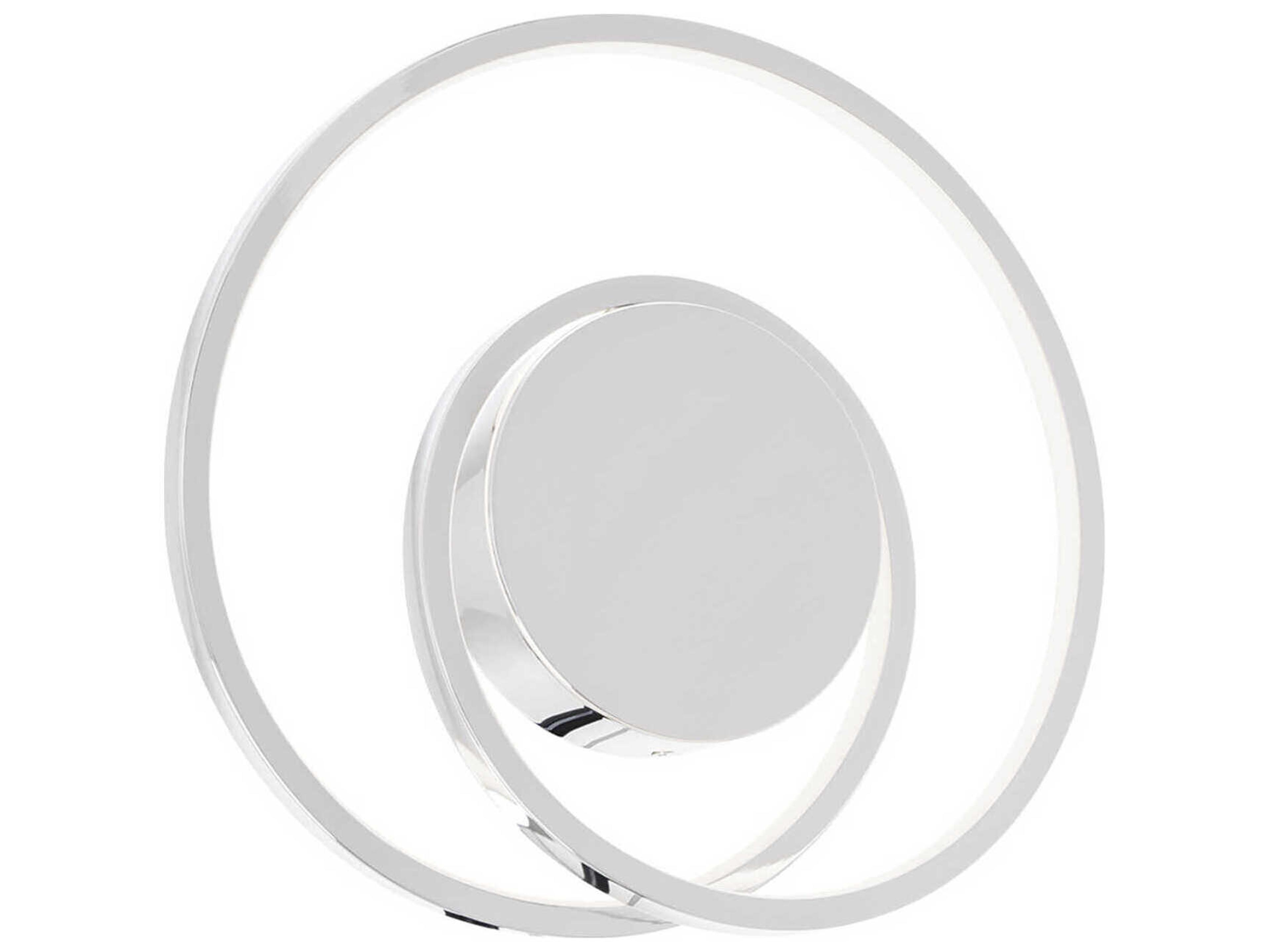 dweLED by WAC Lighting Marques 2-Light Chrome Wall Sconce