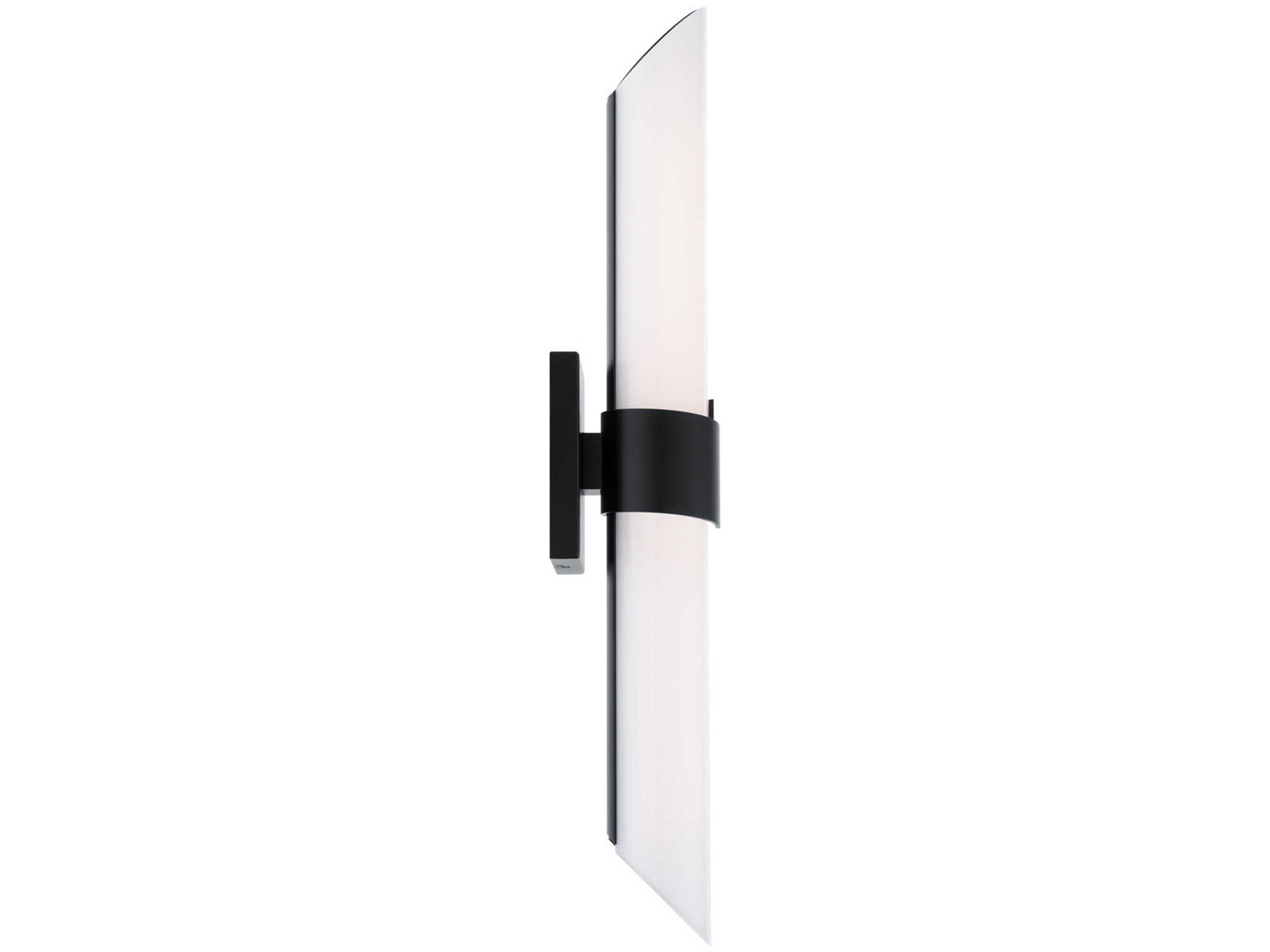 dweLED by WAC Lighting Fallon 2-Light Black LED Wall Sconce