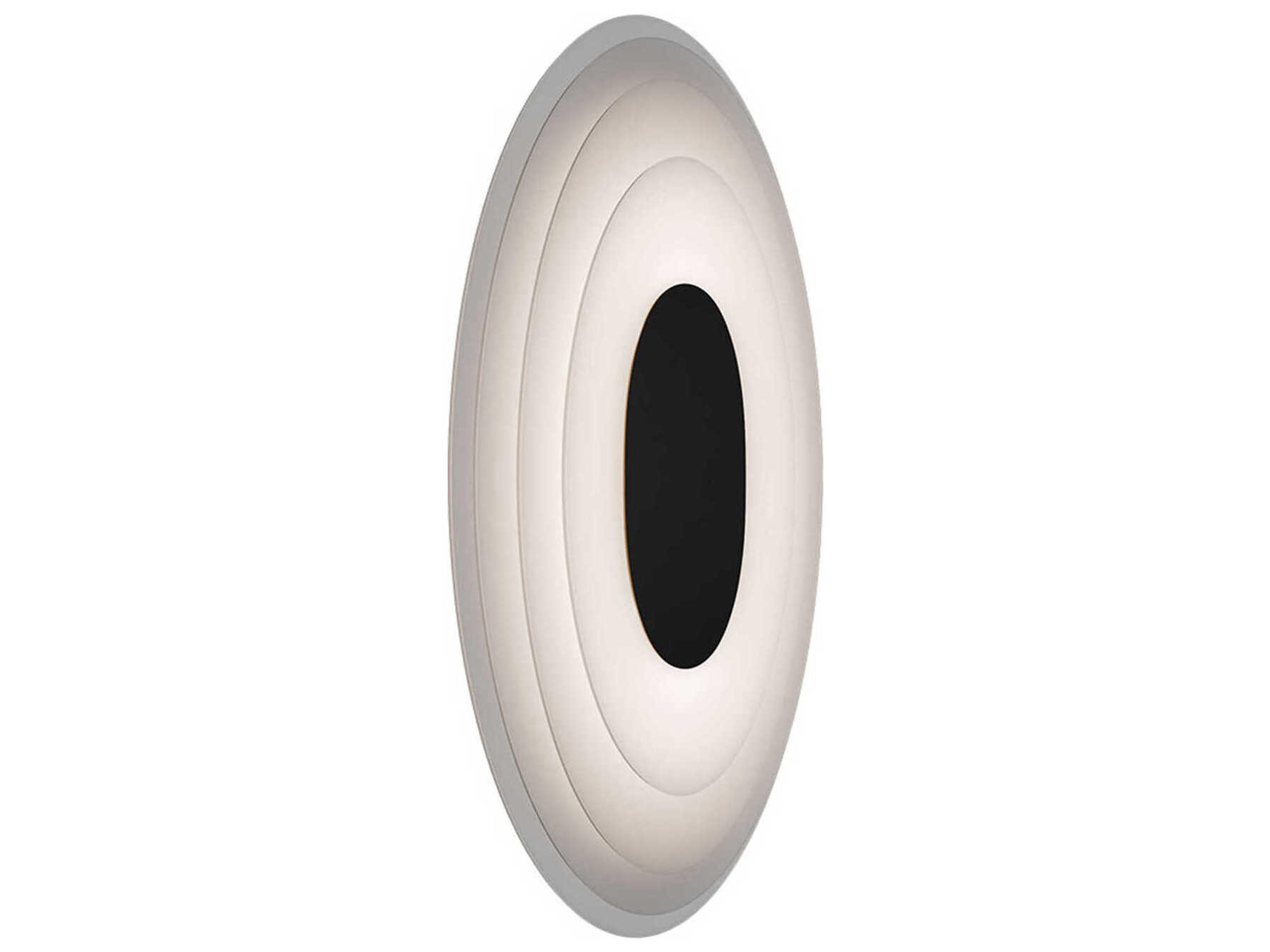 dweLED by WAC Lighting Orbix 1-Light Black Wall Sconce