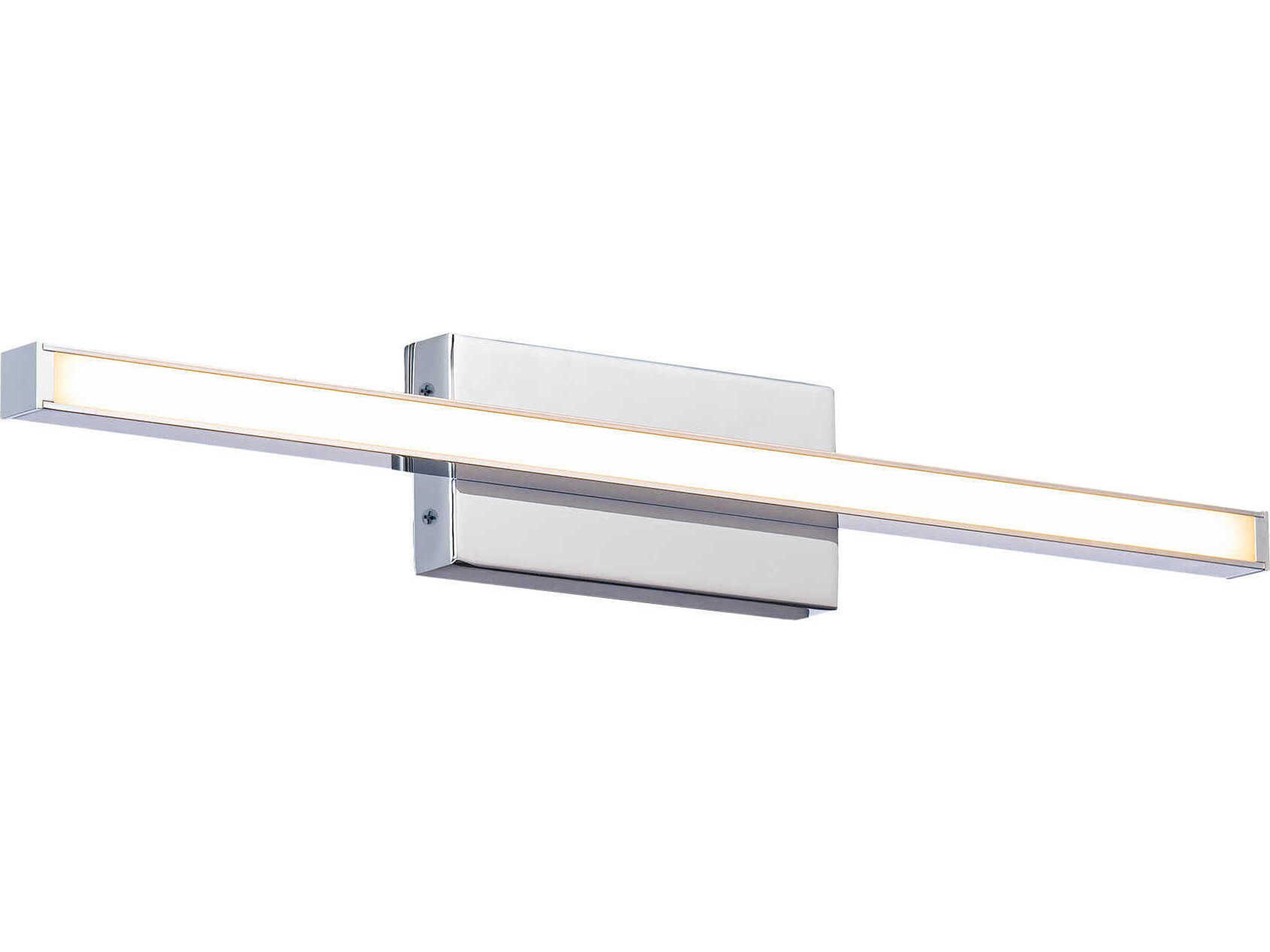 dweLED by WAC Lighting Parallax 1-Light Chrome LED Vanity Light