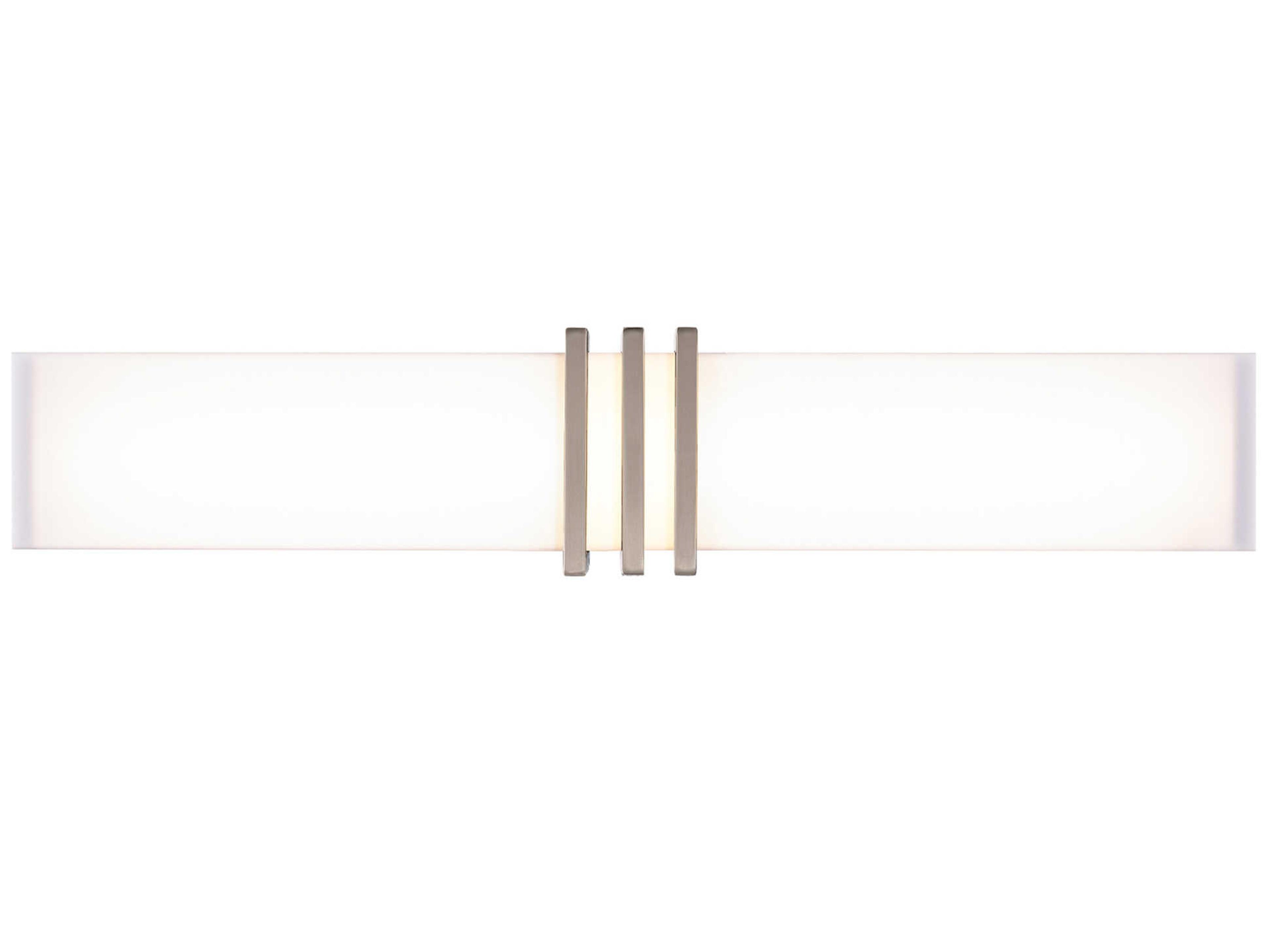 dweLED by WAC Lighting Minibar 1-Light Brushed Nickel LED Vanity Light