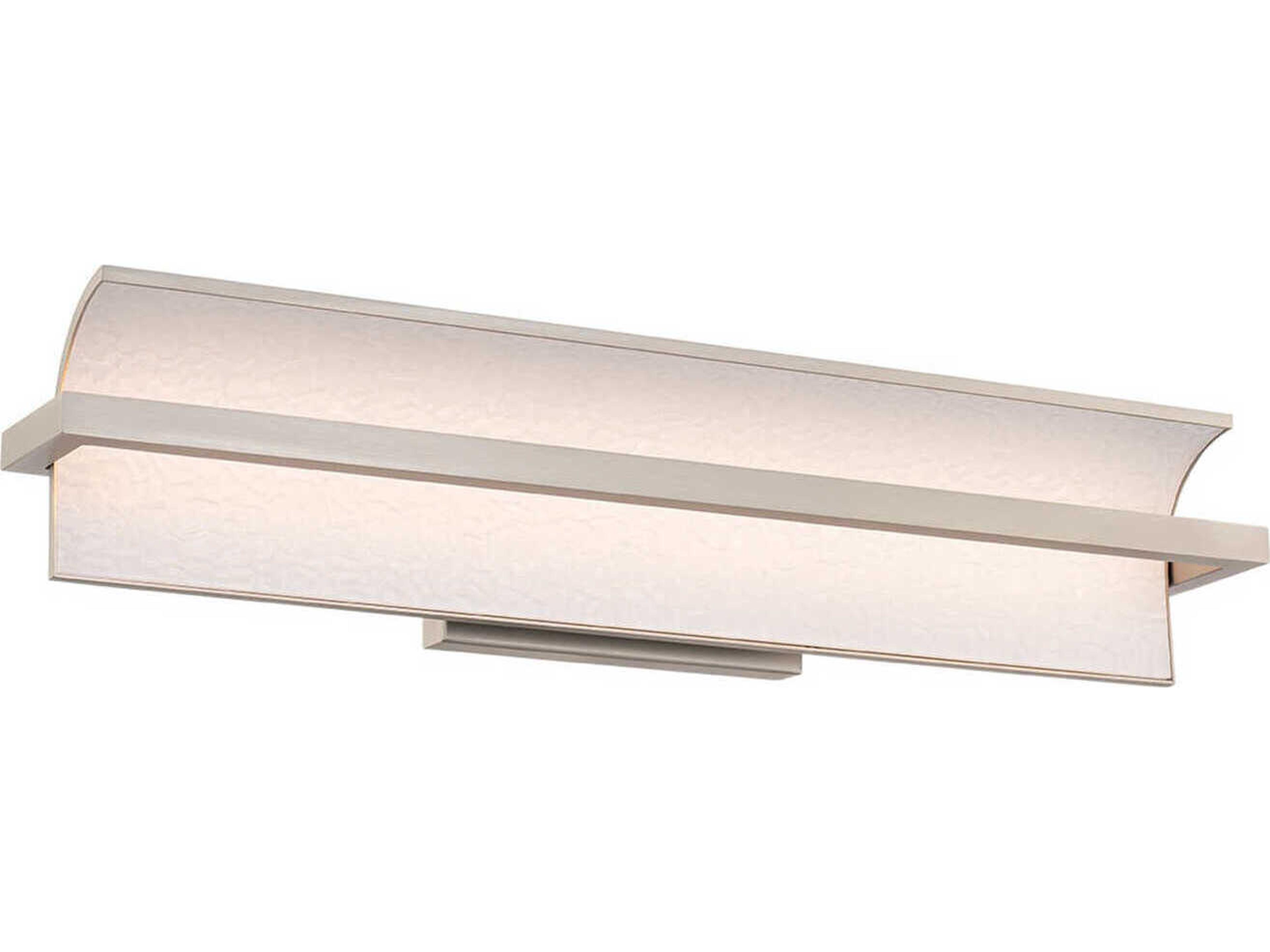 dweLED by WAC Lighting Shard 1-Light Brushed Nickel Vanity Light