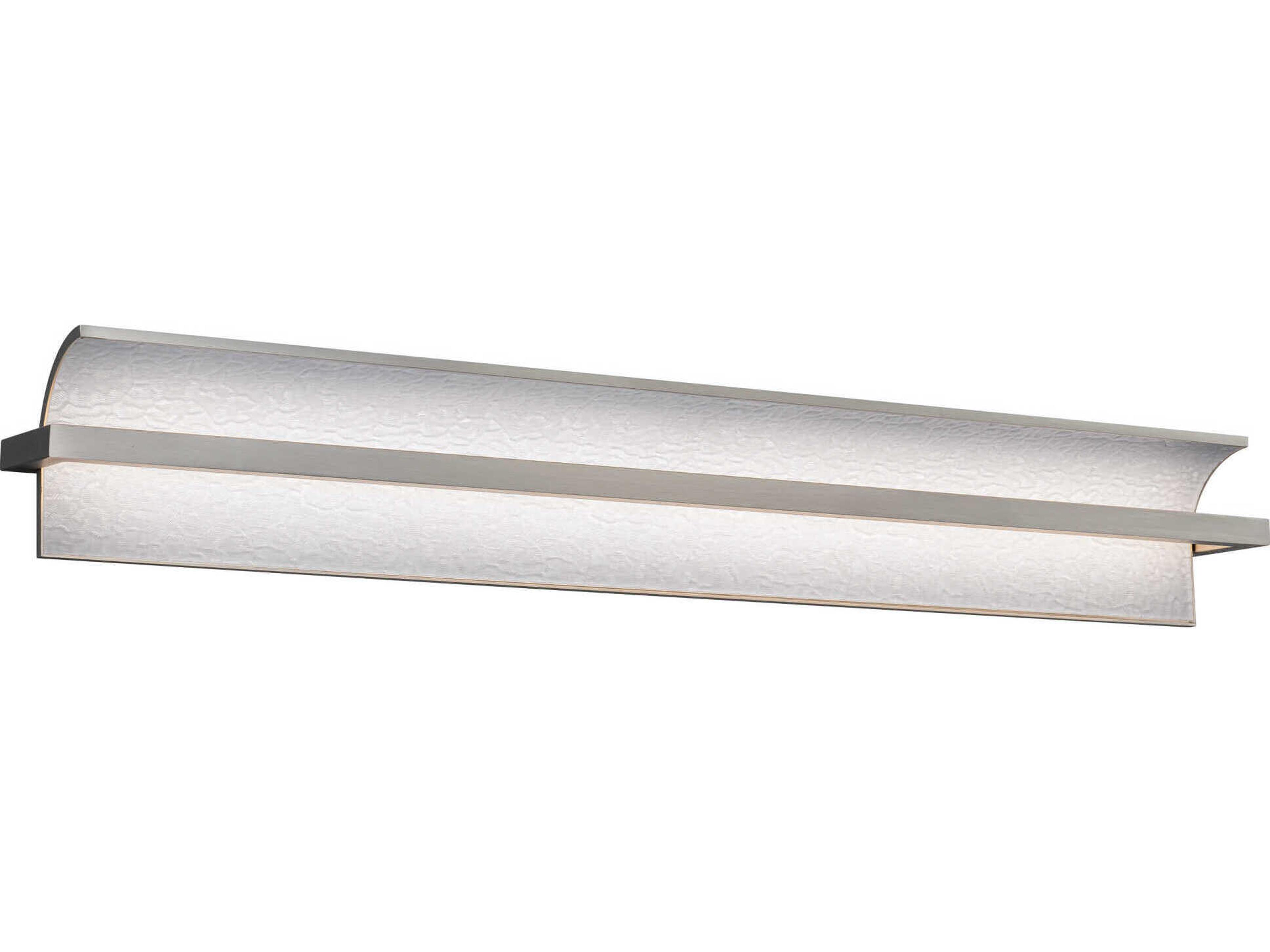 dweLED by WAC Lighting Shard 1-Light Brushed Nickel Vanity Light