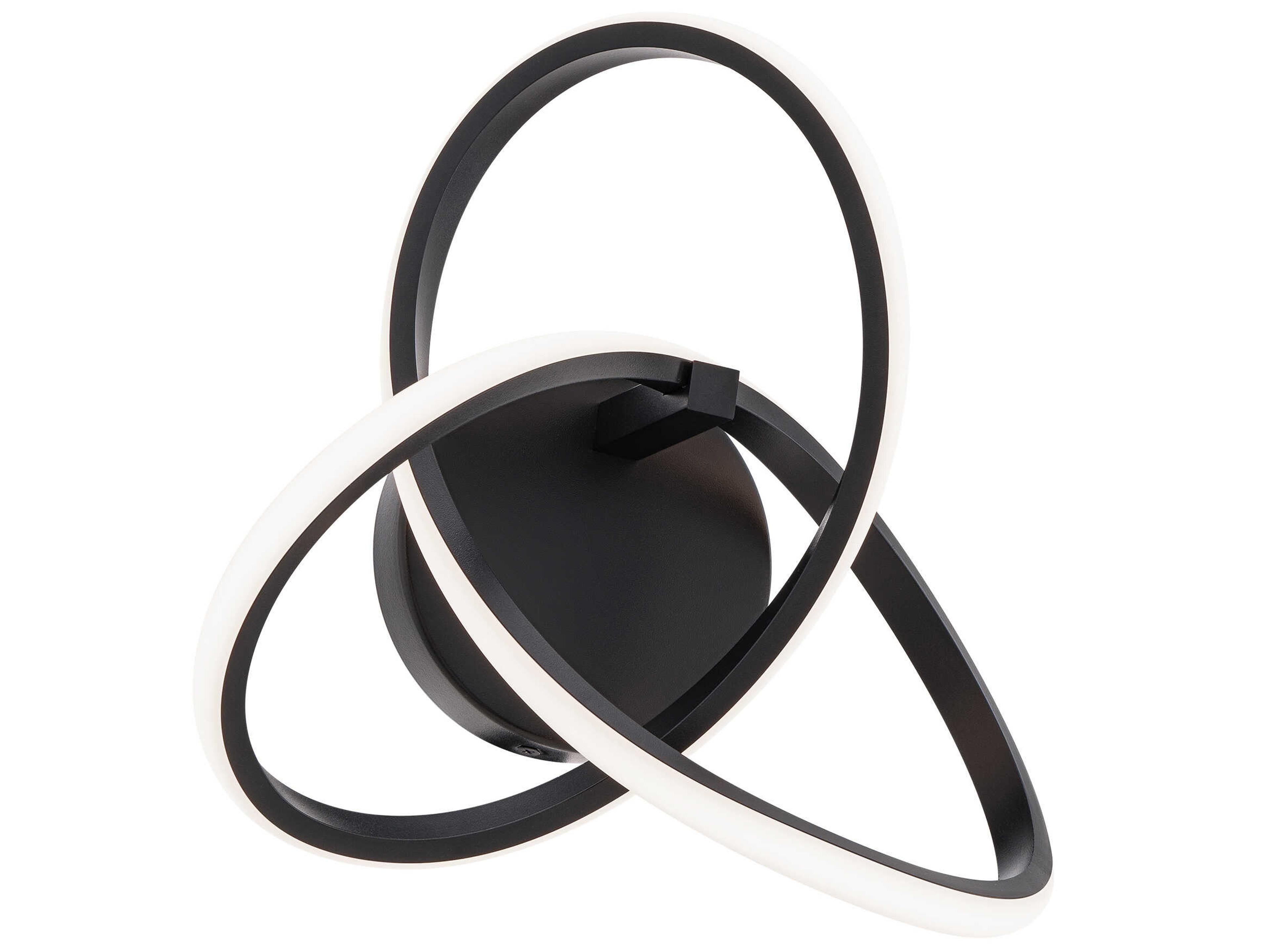 dweLED by WAC Lighting Vornado 1-Light Black Wall Sconce