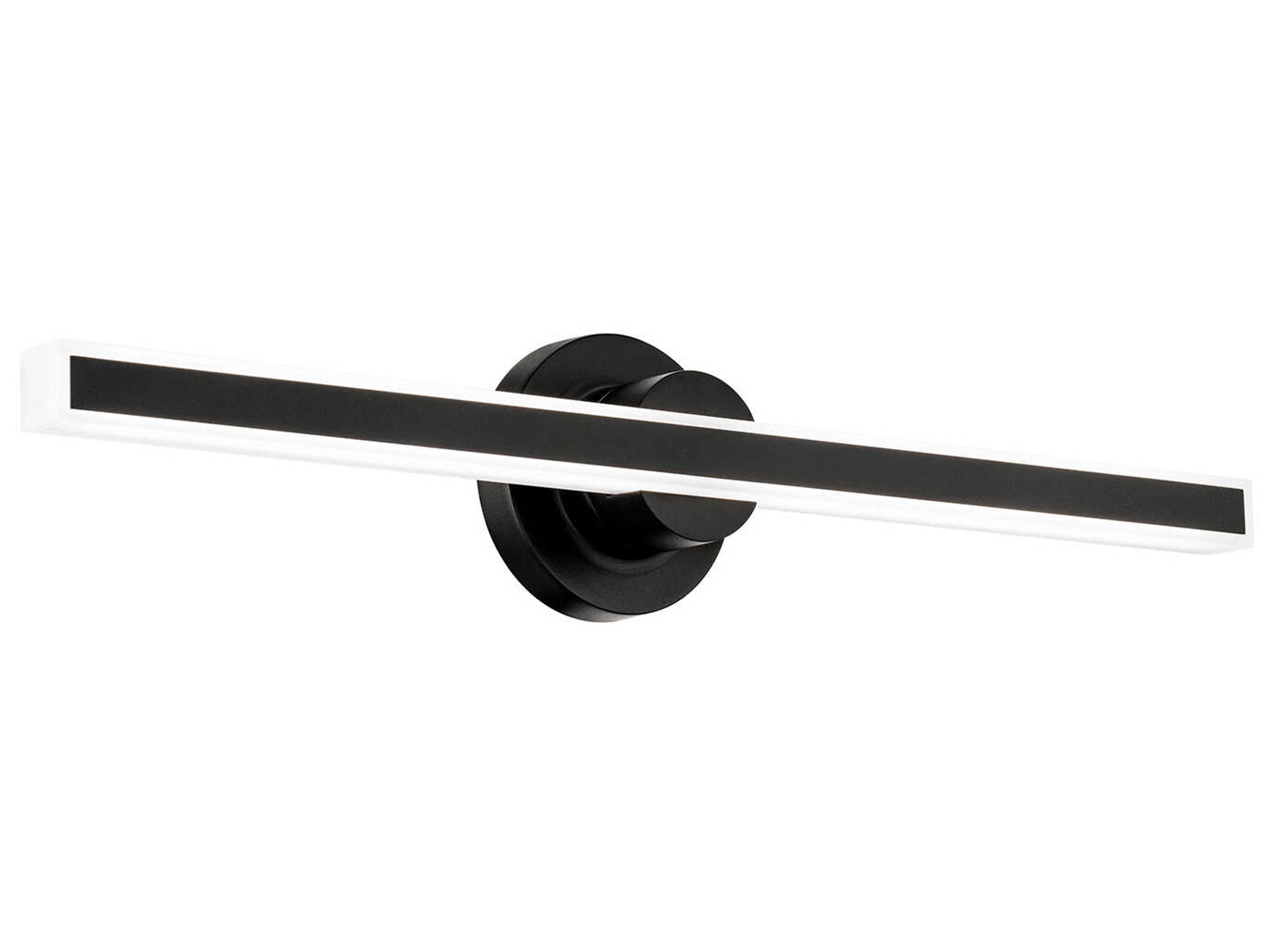 dweLED by WAC Lighting Bastone 1-Light Black Vanity Light