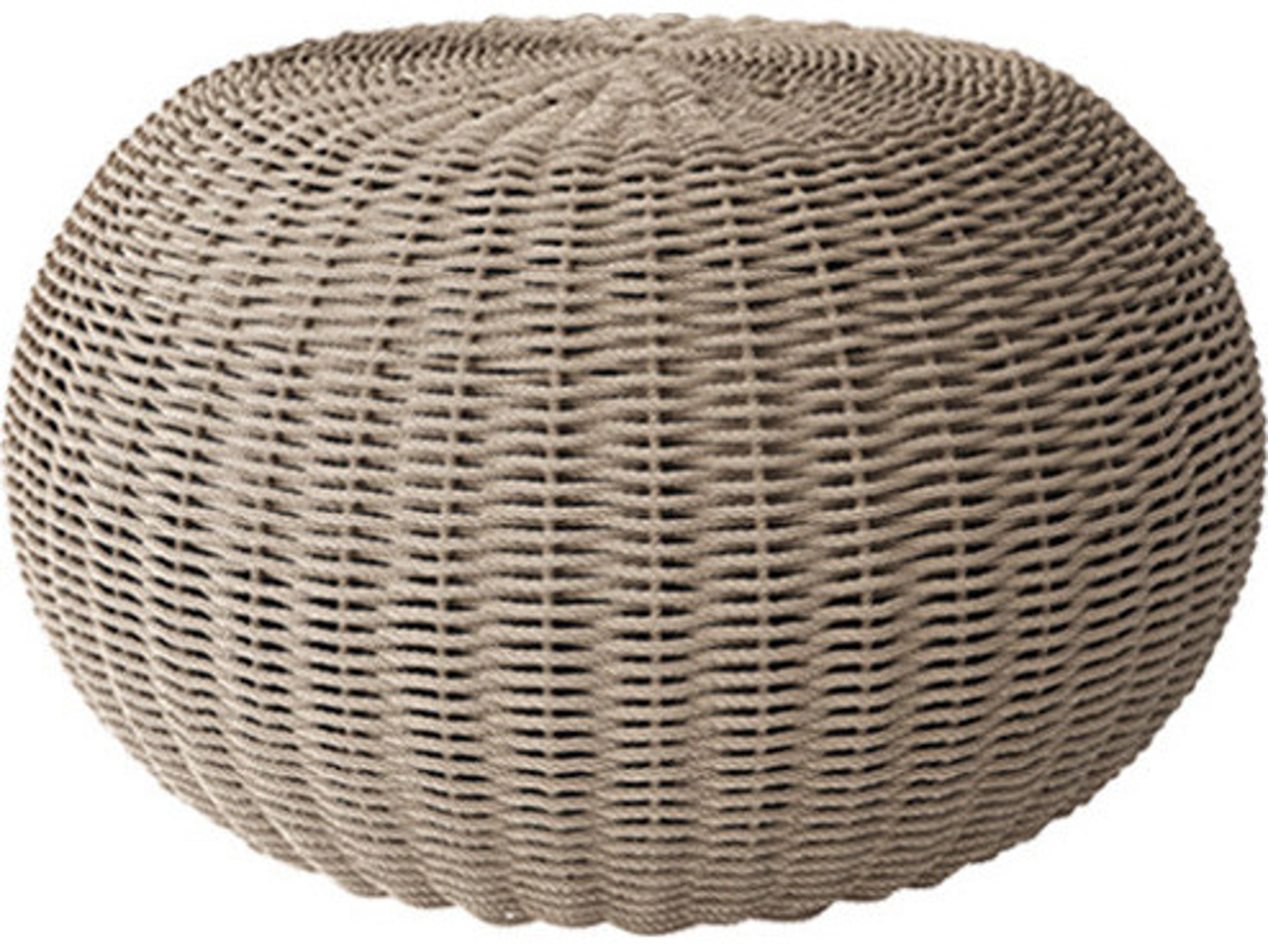 Ebel Cloud Woven Large Pouf