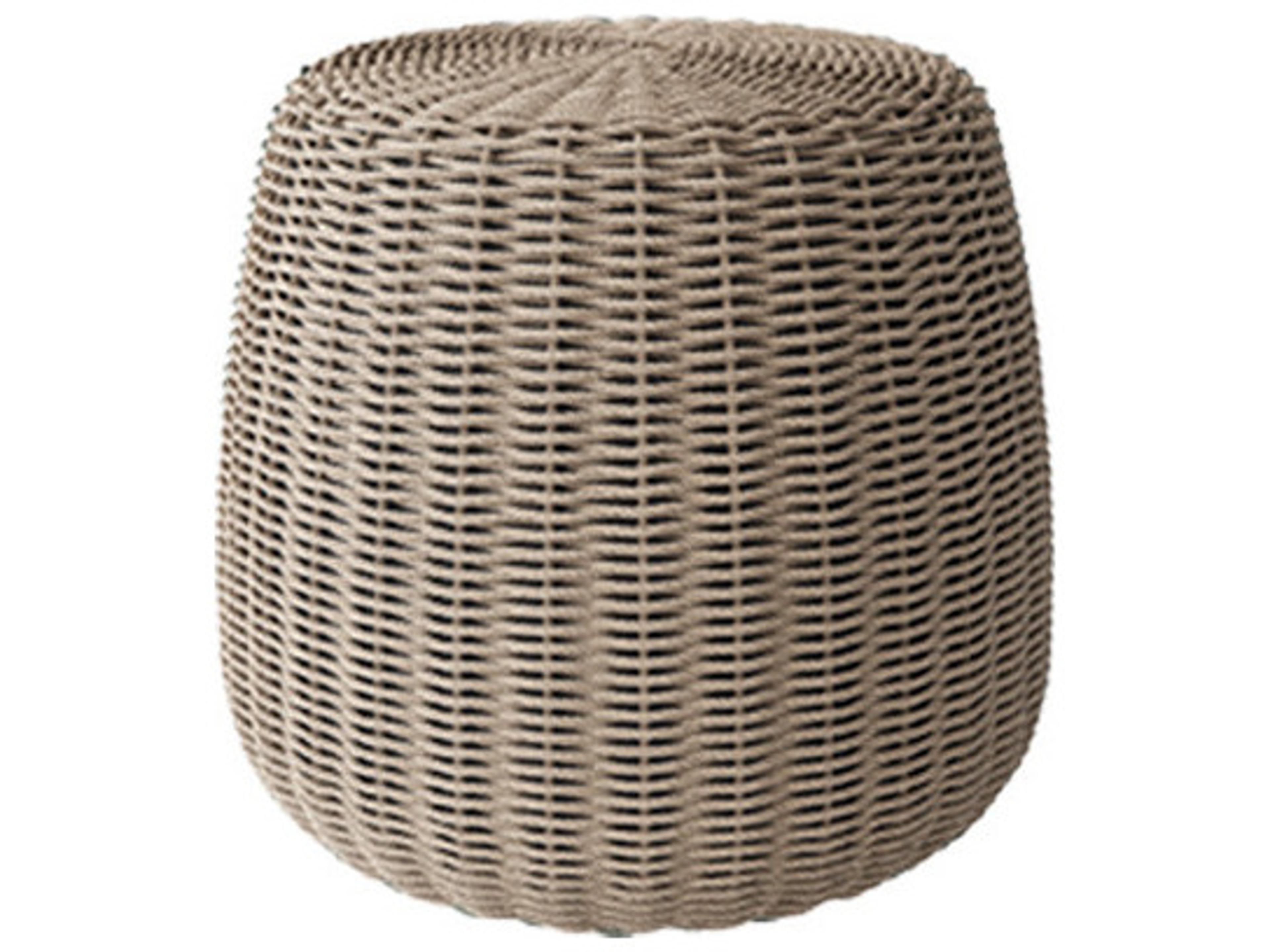 Ebel Cloud Woven Small Pouf