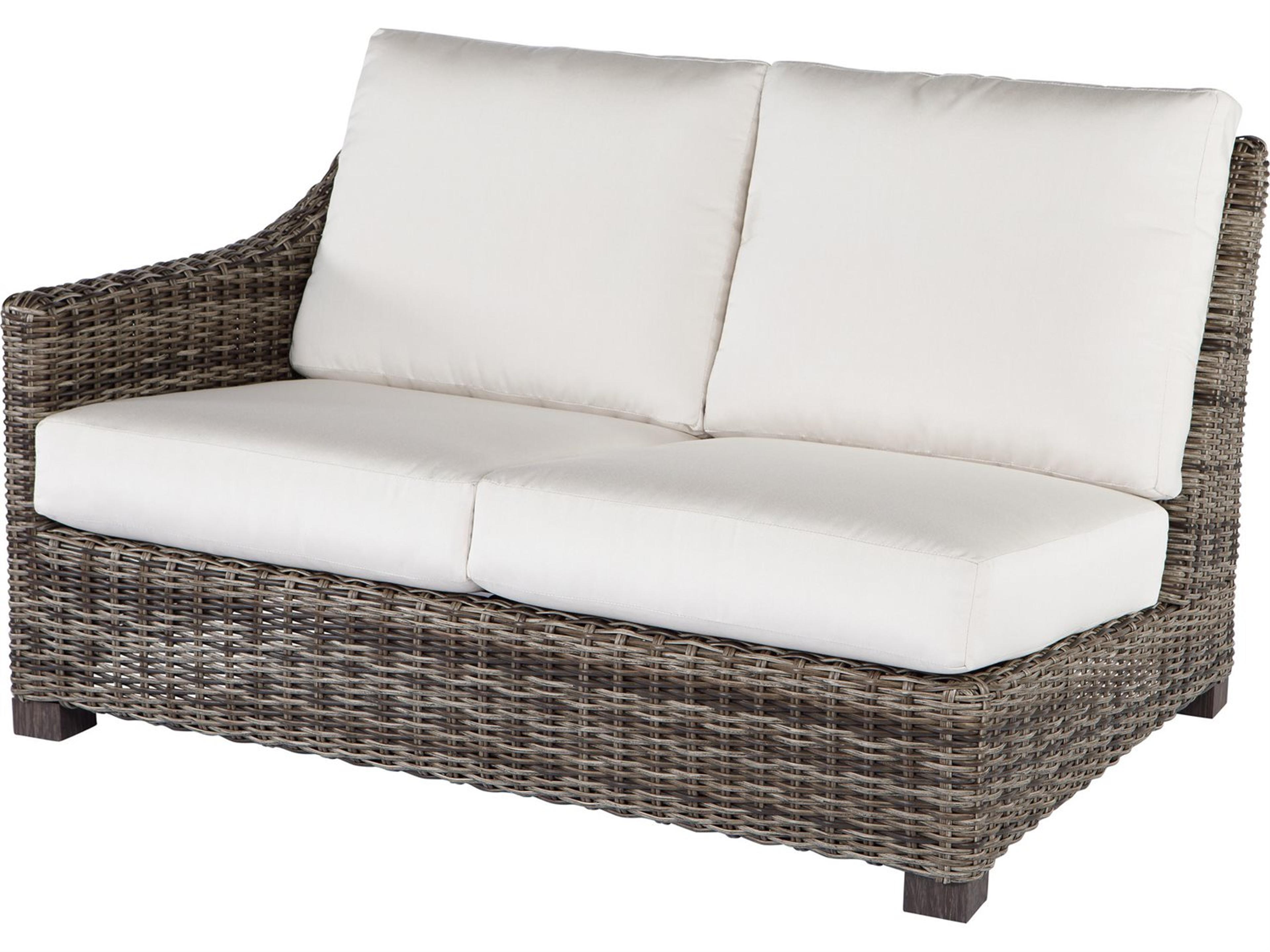 Ebel Avallon Wicker Right Arm Patio Loveseat