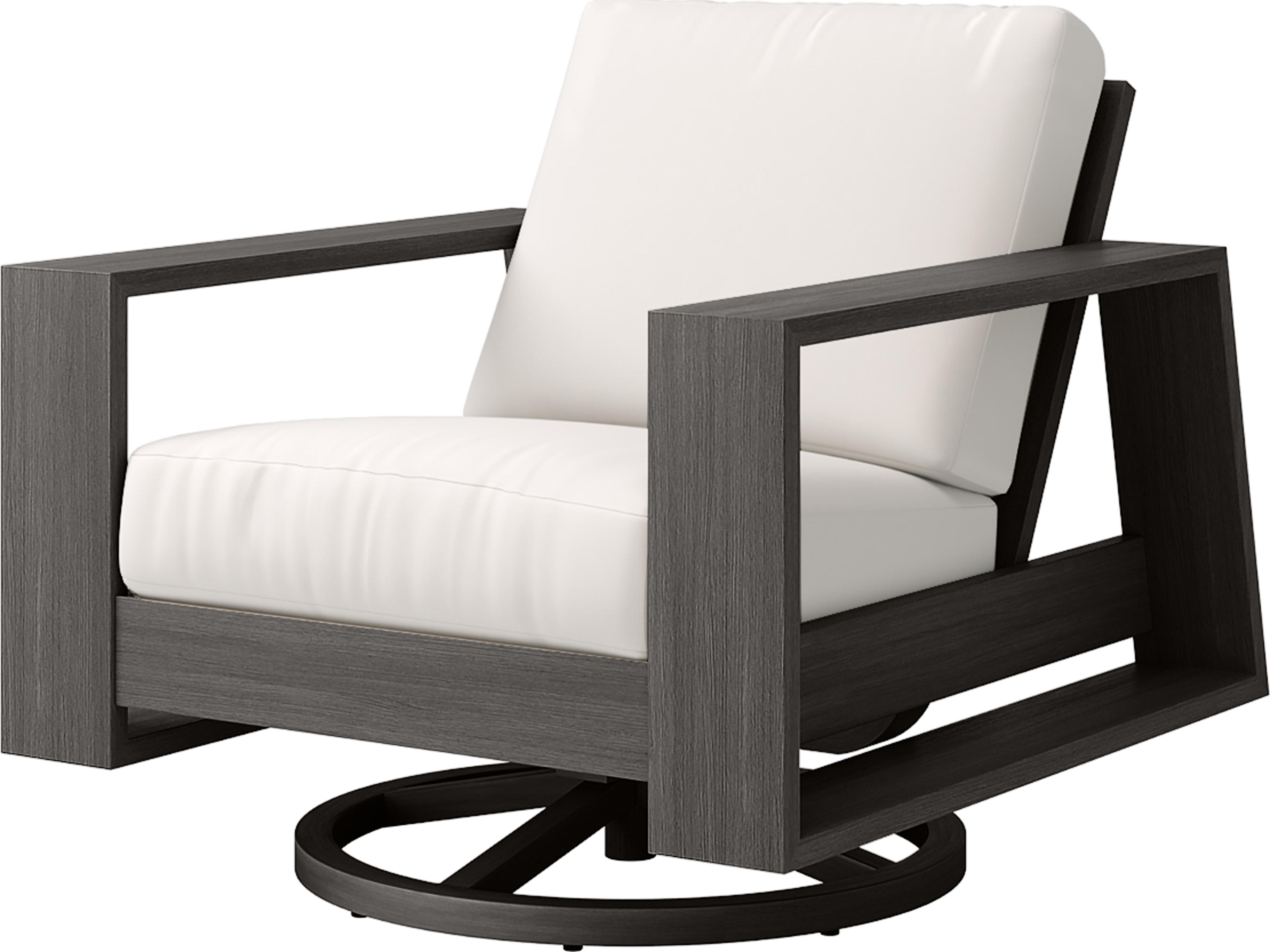 Ebel Novara Aluminum Swivel Rocker Outdoor Patio Lounge Chair