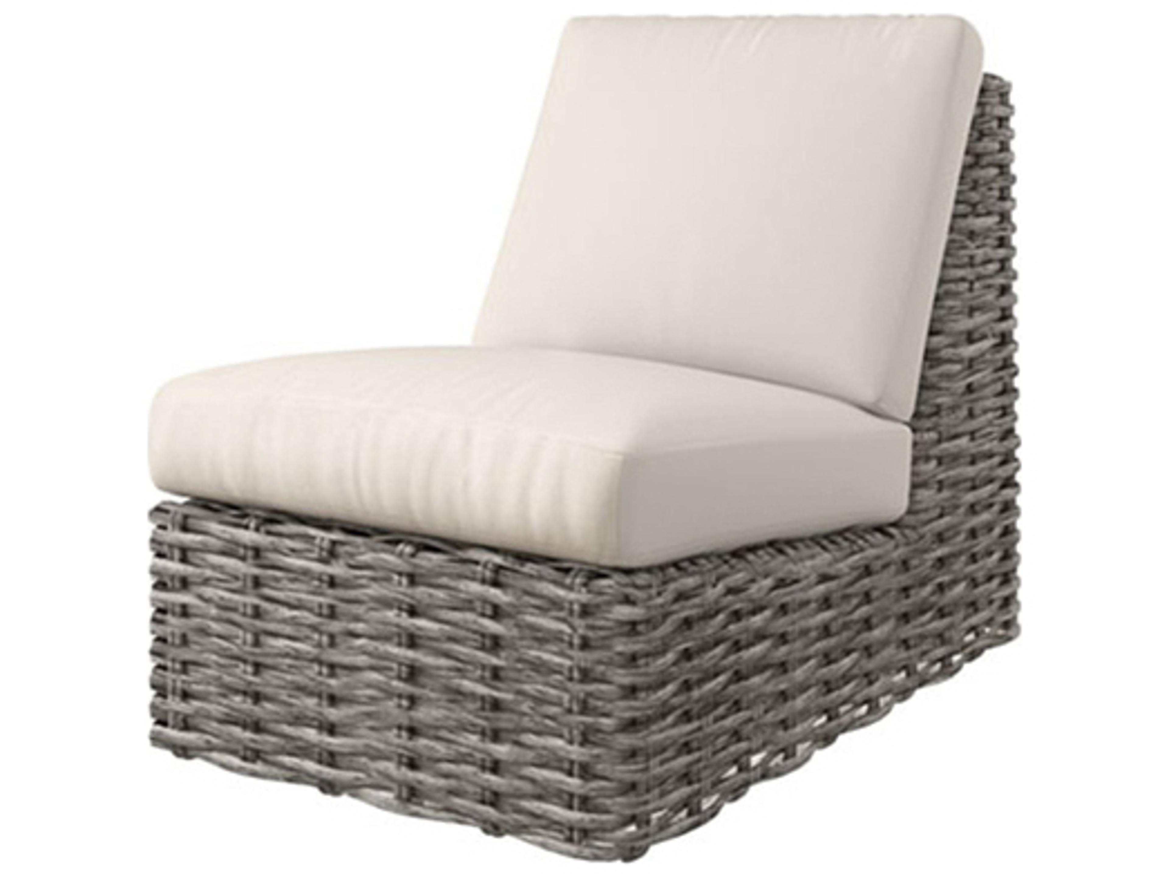 Mia Cushion Wicker Modular Outdoor Lounge Chair
