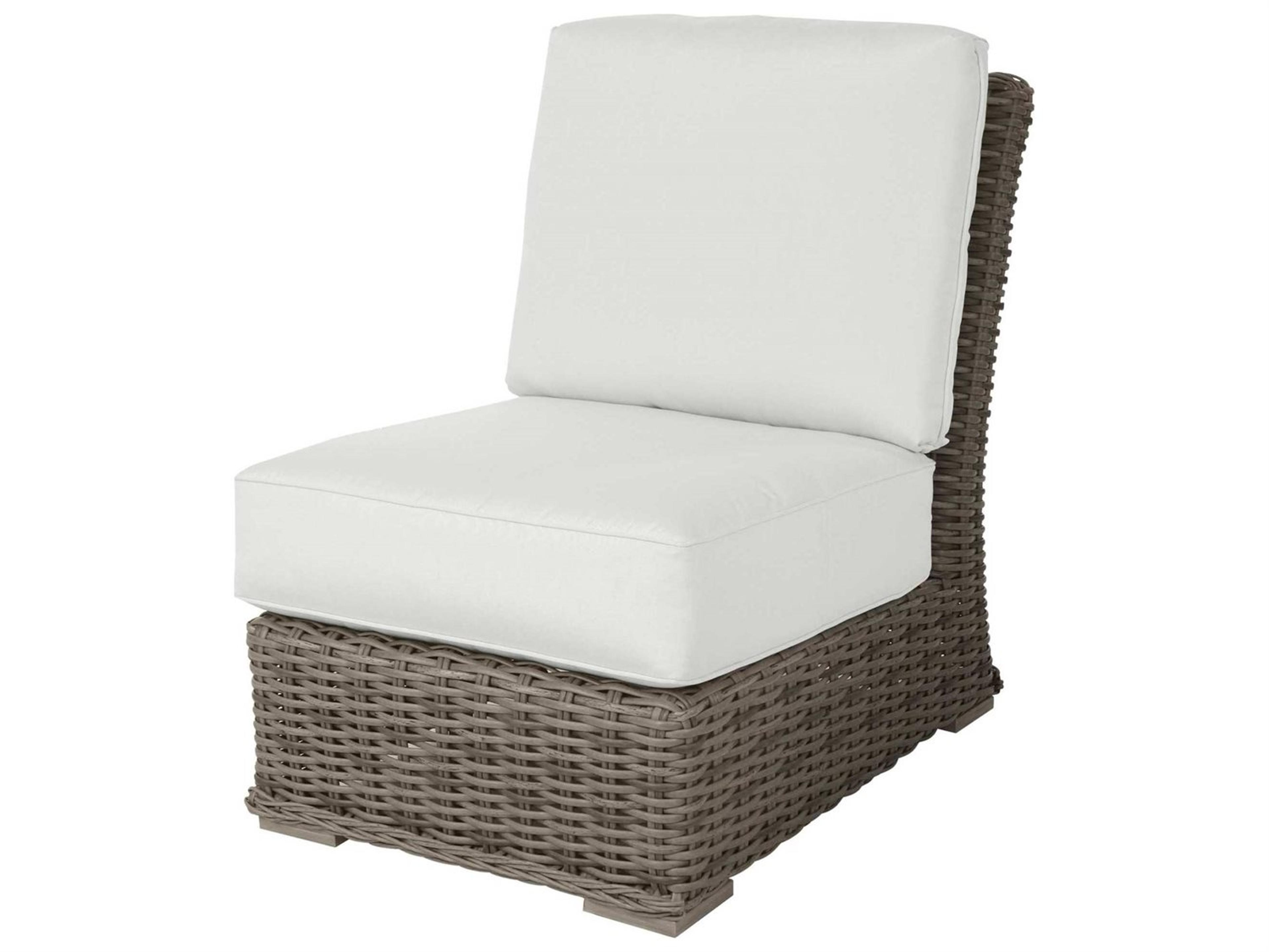 Laurent Wicker Modular Outdoor Patio Lounge Chair