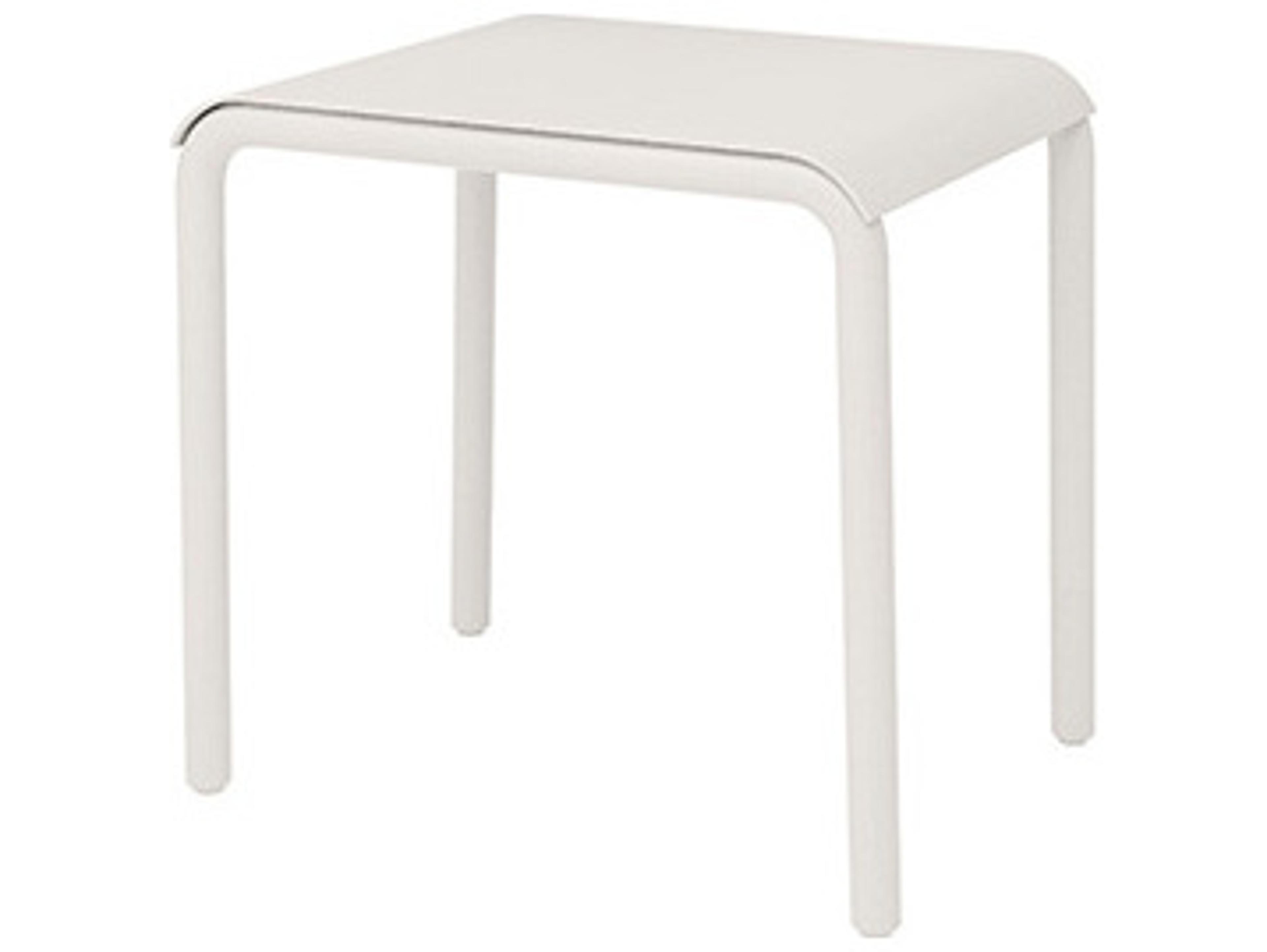 Ebel Cabana Aluminum Rectangular Patio End Table
