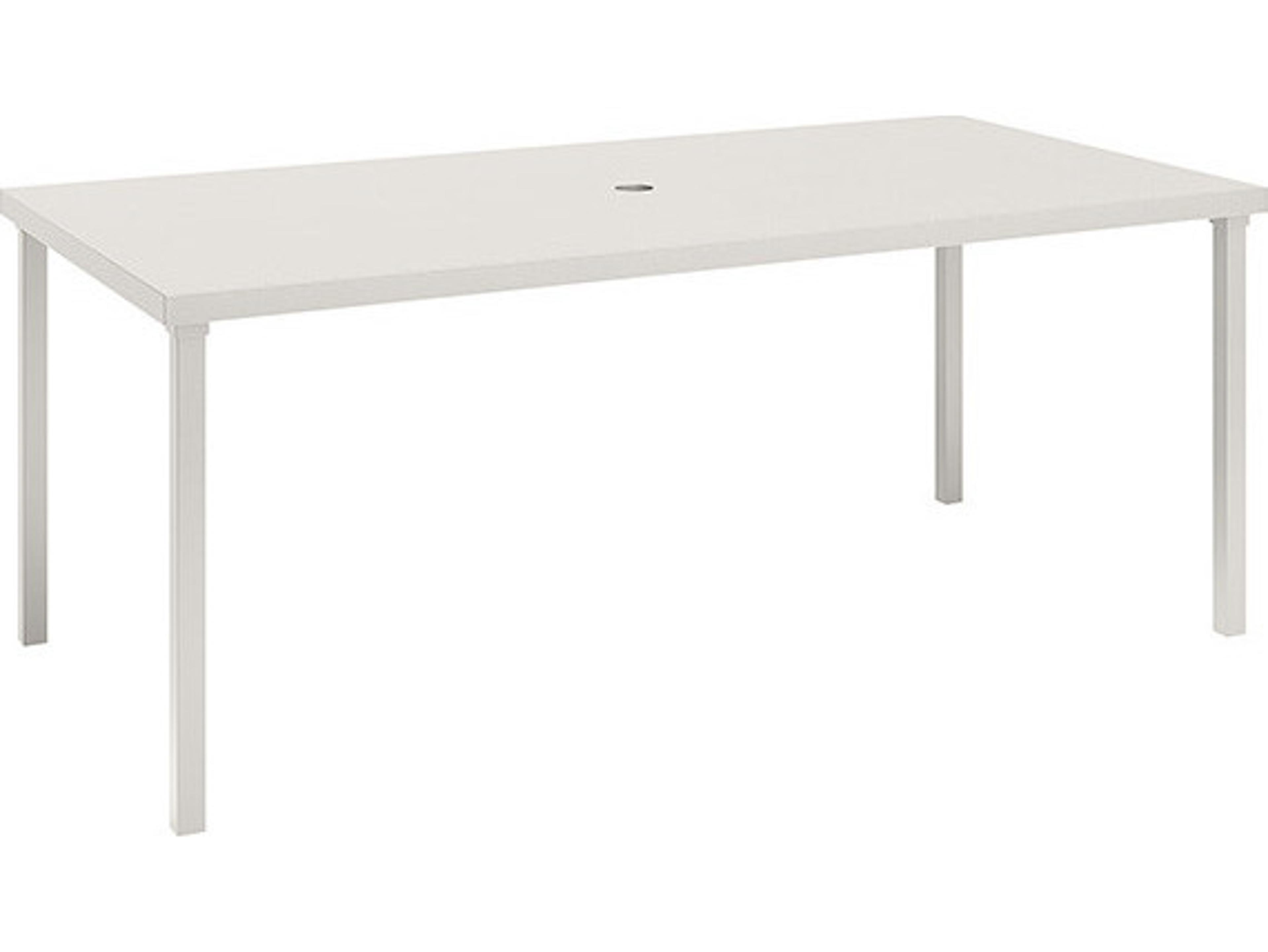 Ebel Cabana Aluminum 72" x 36" Rectangular Dining Table