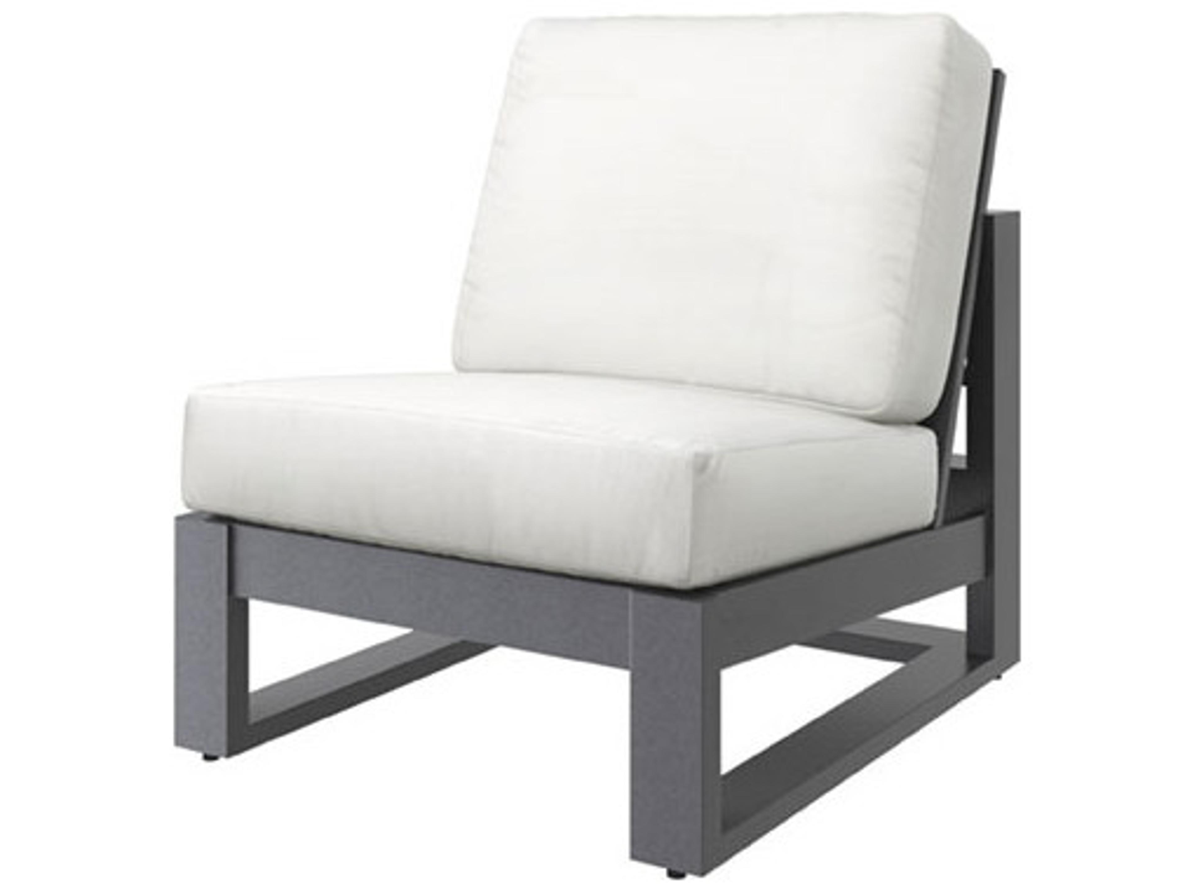 Ebel Palermo Cushion Aluminum High Back Modular Outdoor Patio Lounge Chair
