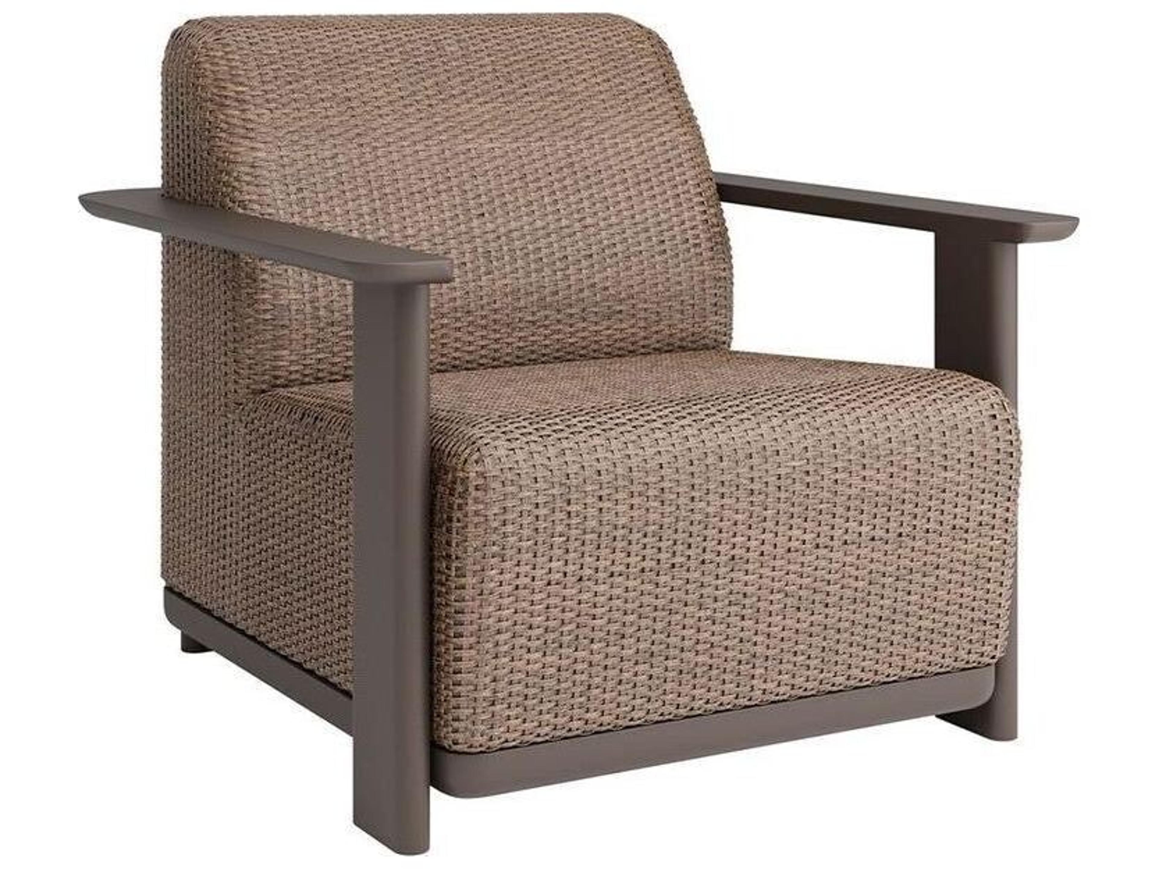 Ebel Corter Aluminum Padded Club Chair